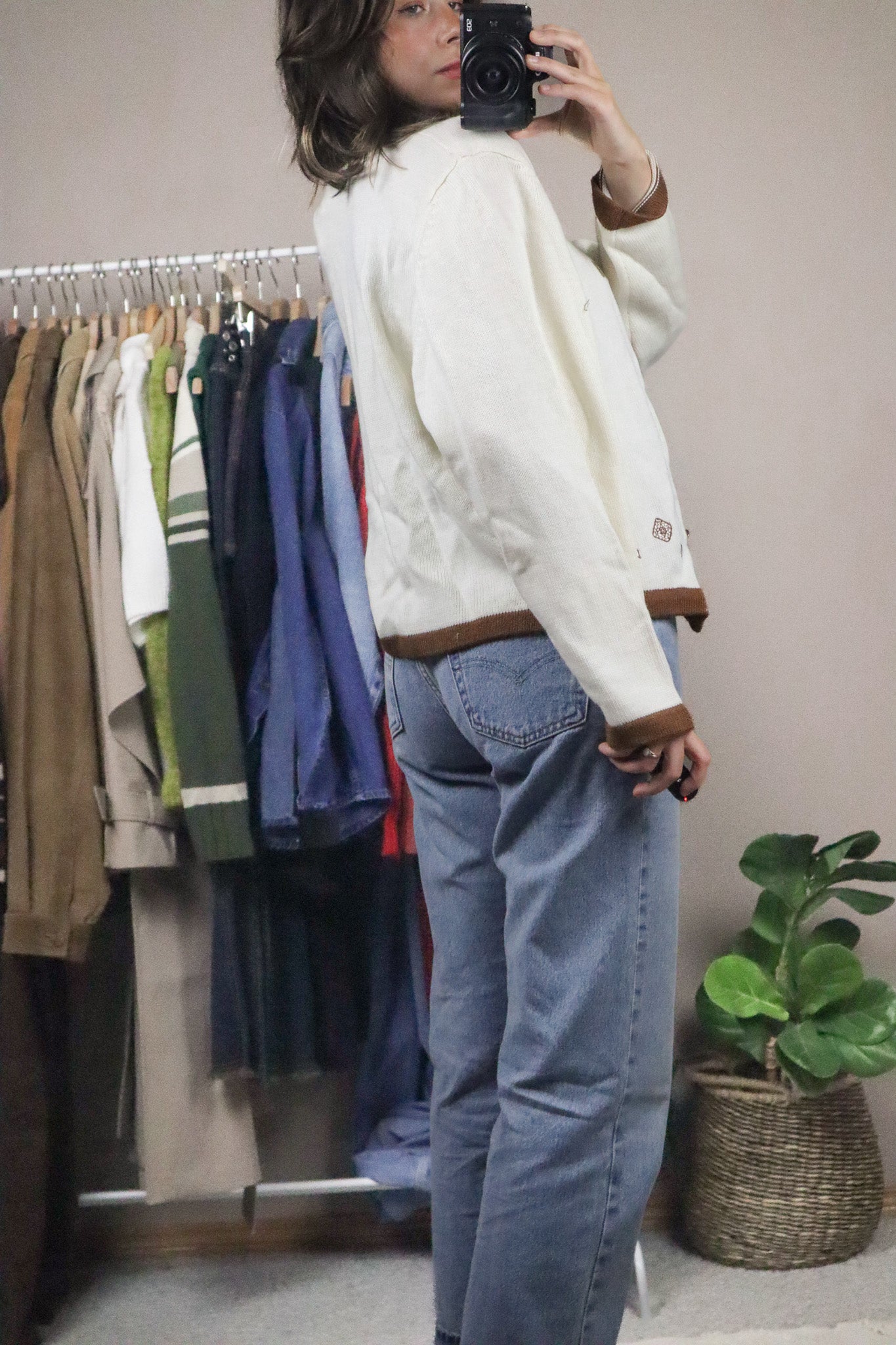 Vintage x Deadstock x Wool Blend Cardi (M/L)