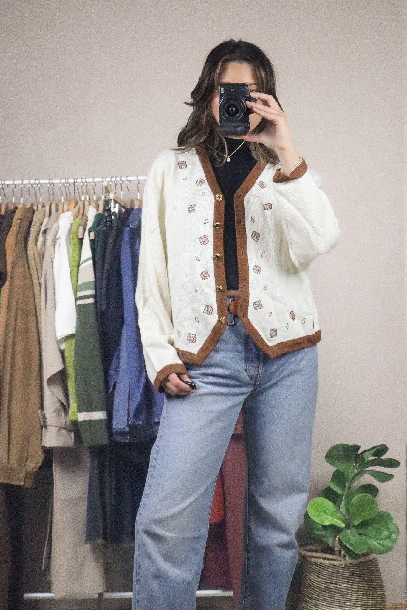 Vintage x Deadstock x Wool Blend Cardi (M/L)