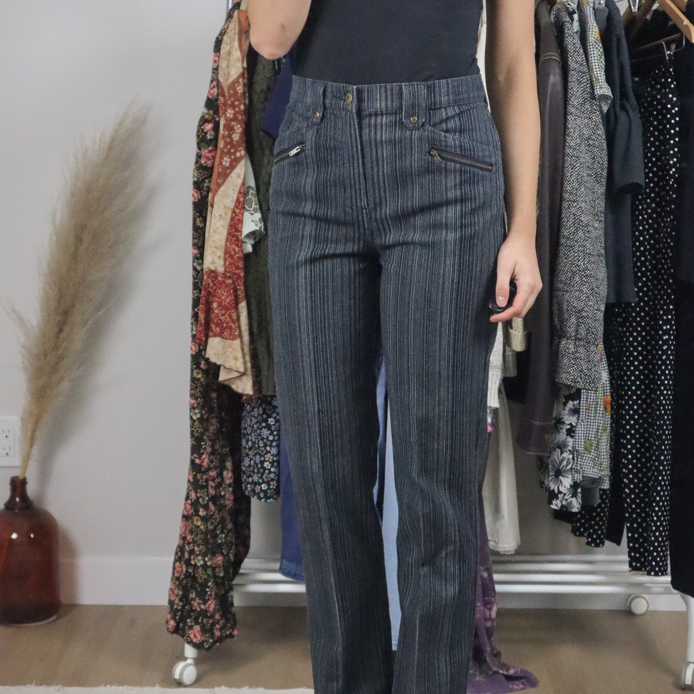 Vintage x Pinstrip Pants (6)