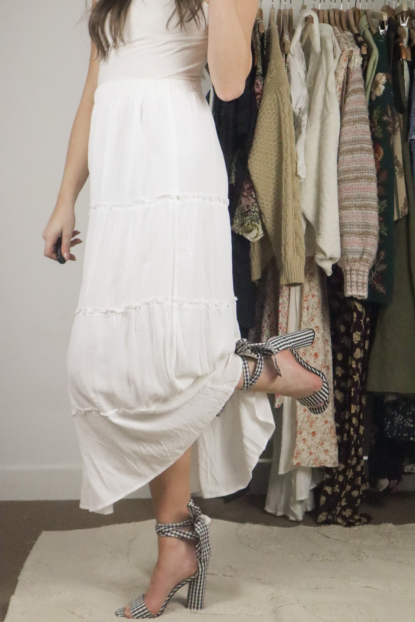 Modern x Guess Gingham Heels (7)