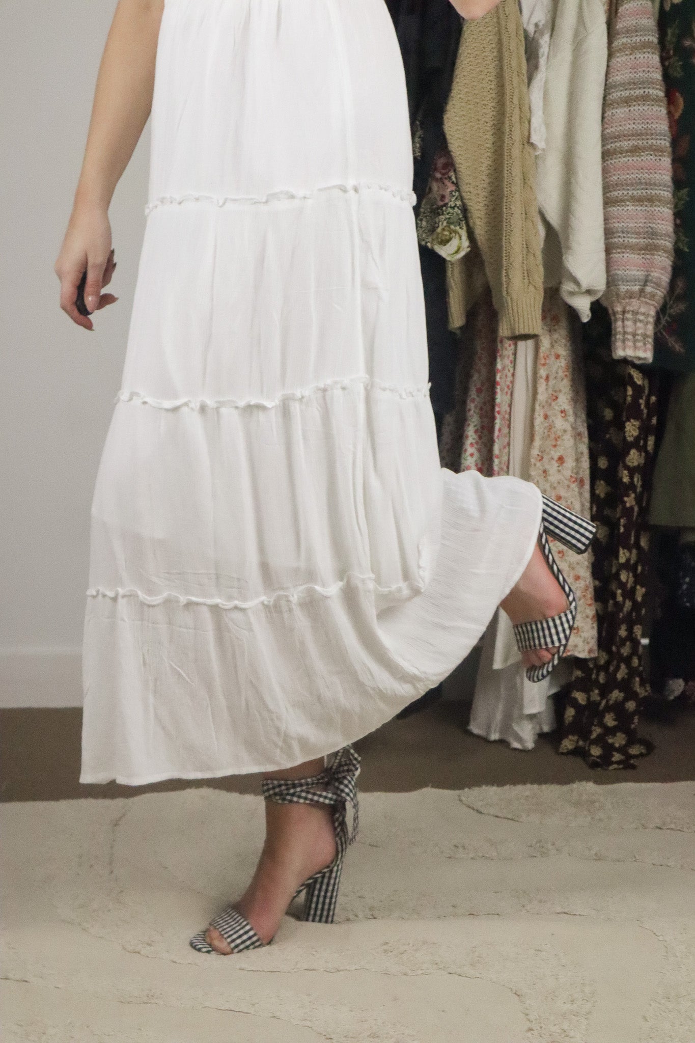 Modern x Guess Gingham Heels (7)