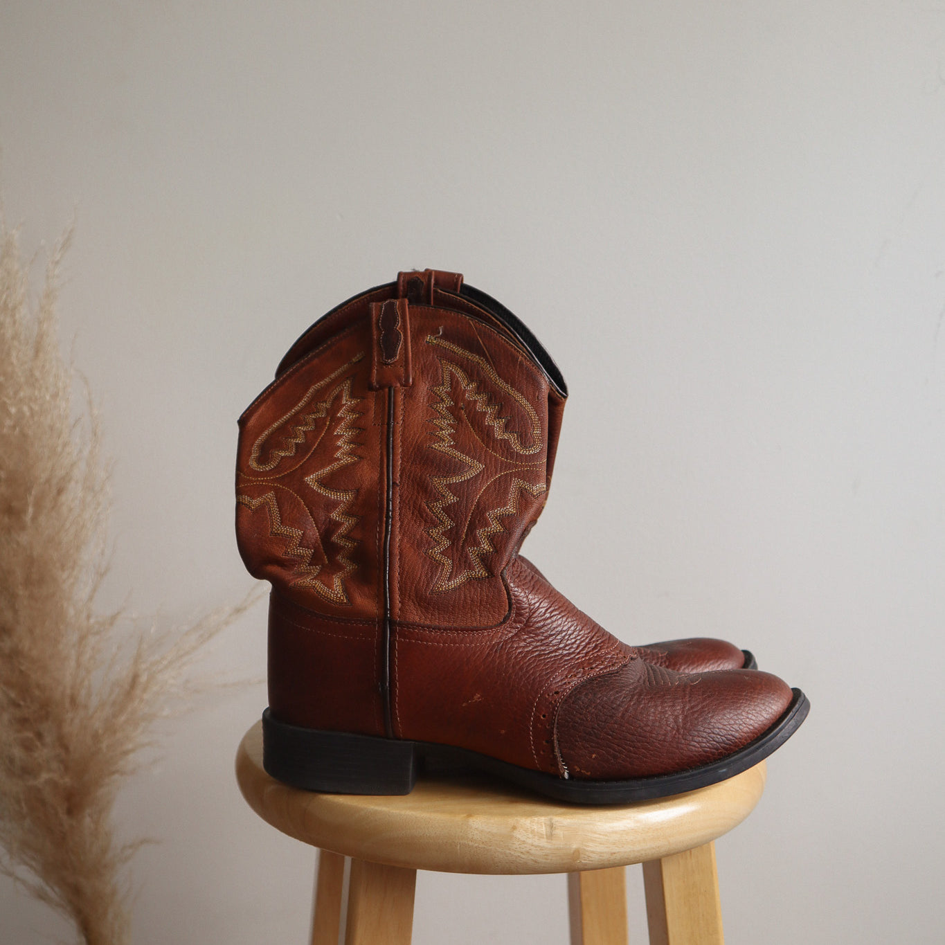 Leather x Cowgirl Boots (10.5)