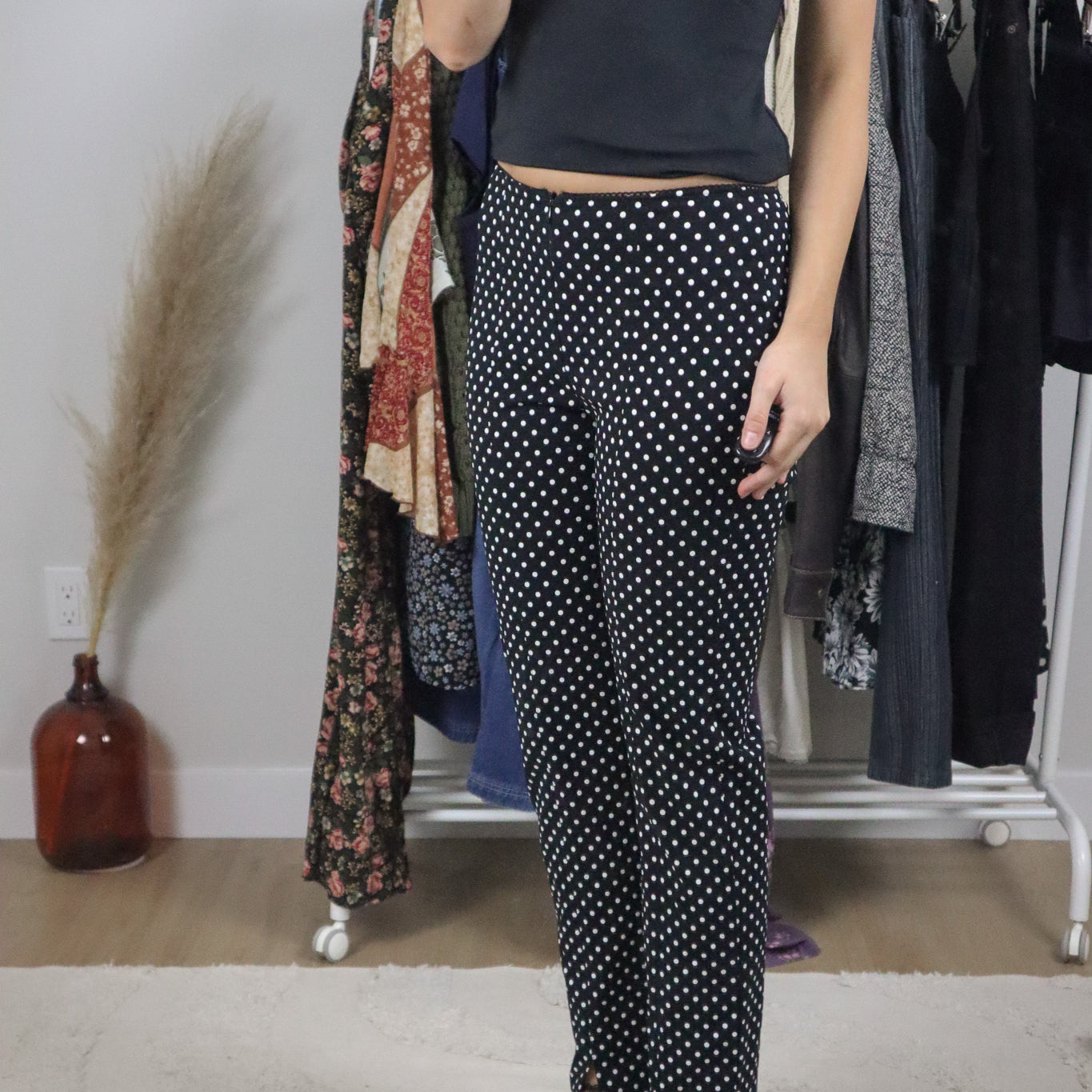 Made in Canada x Vintage x Polkadot Cigarette Pants (2)