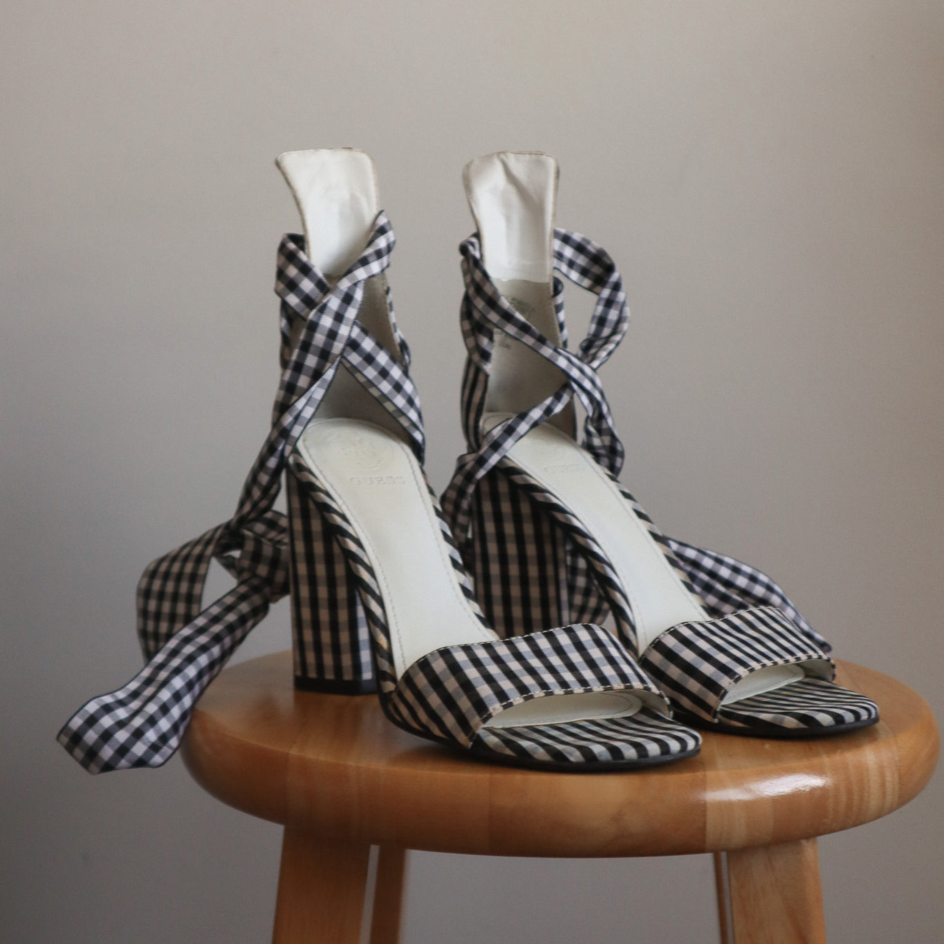 Modern x Guess Gingham Heels (7)