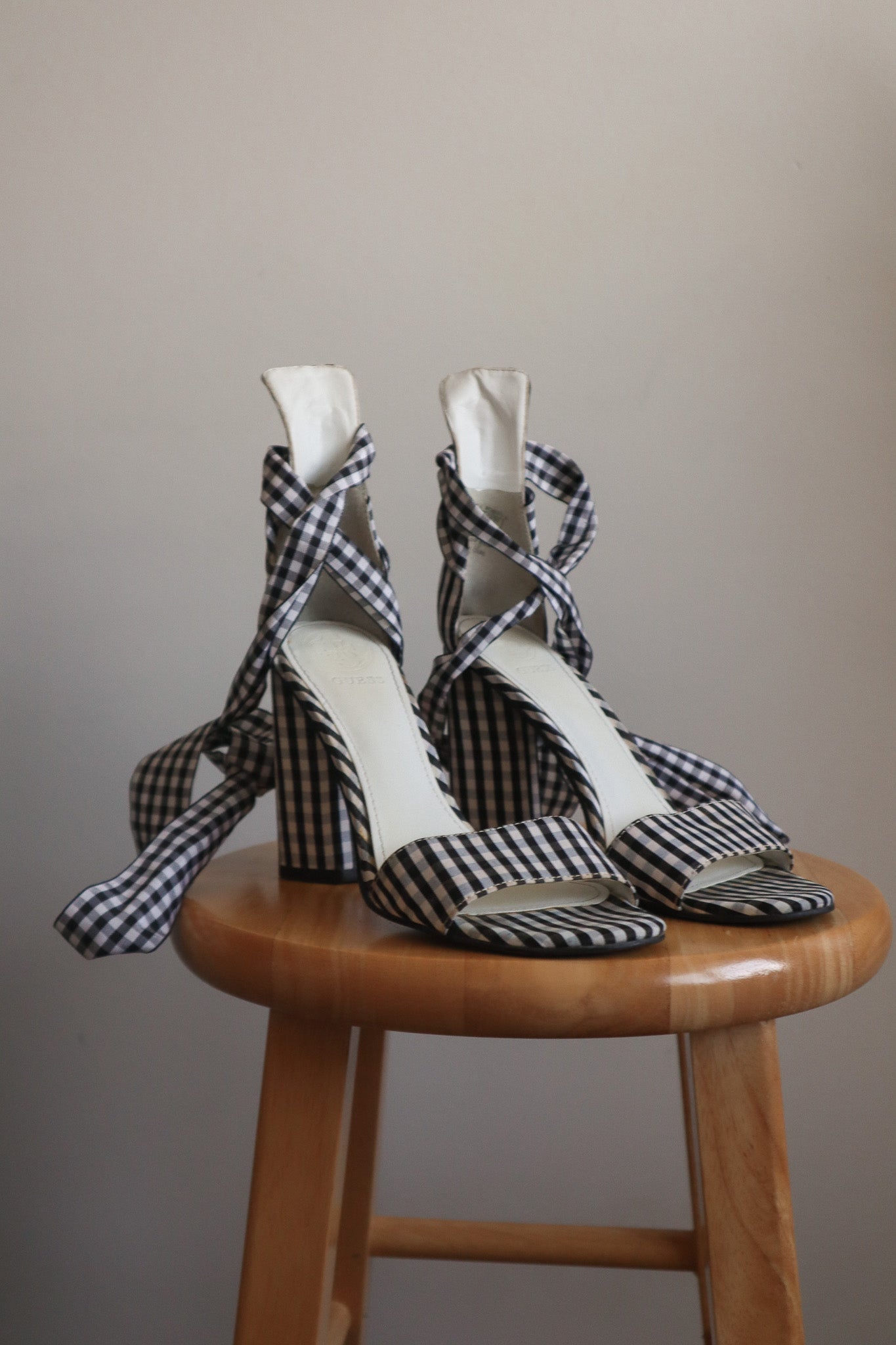 Modern x Guess Gingham Heels (7)