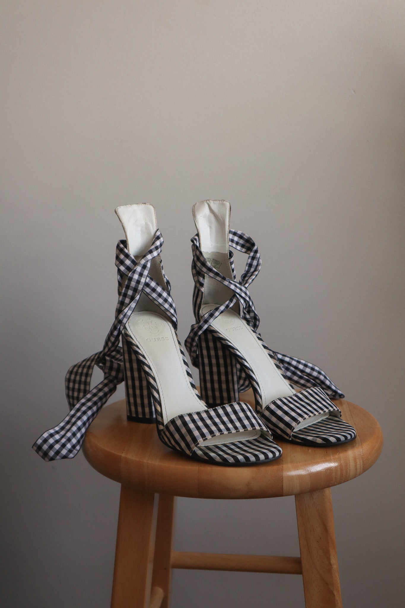 Modern x Guess Gingham Heels (7)