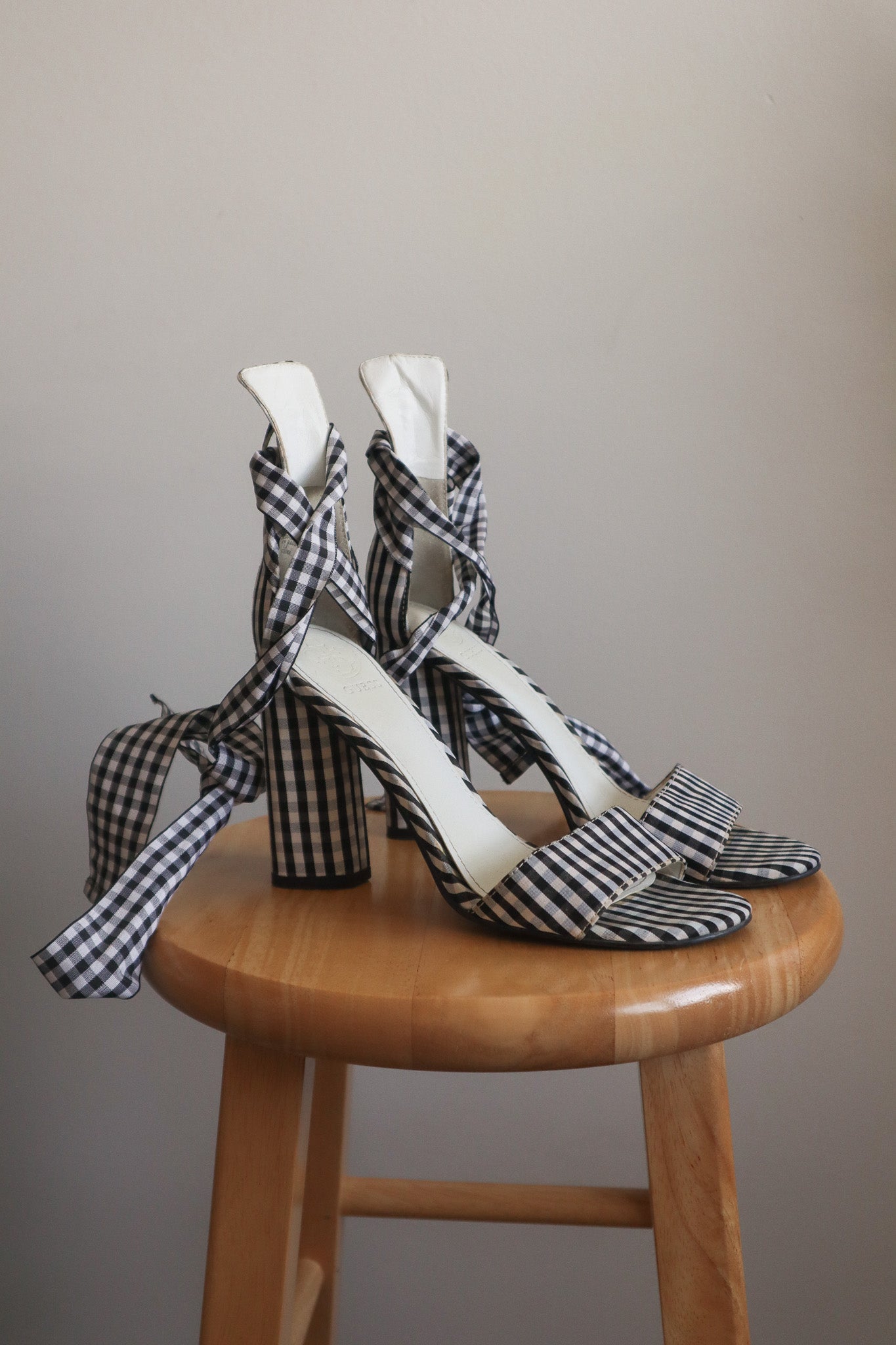 Modern x Guess Gingham Heels (7)