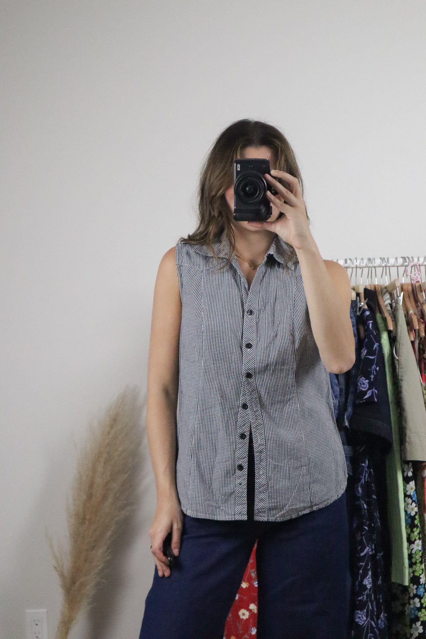 Vintage x Cotton Gingham Tank (4/6)