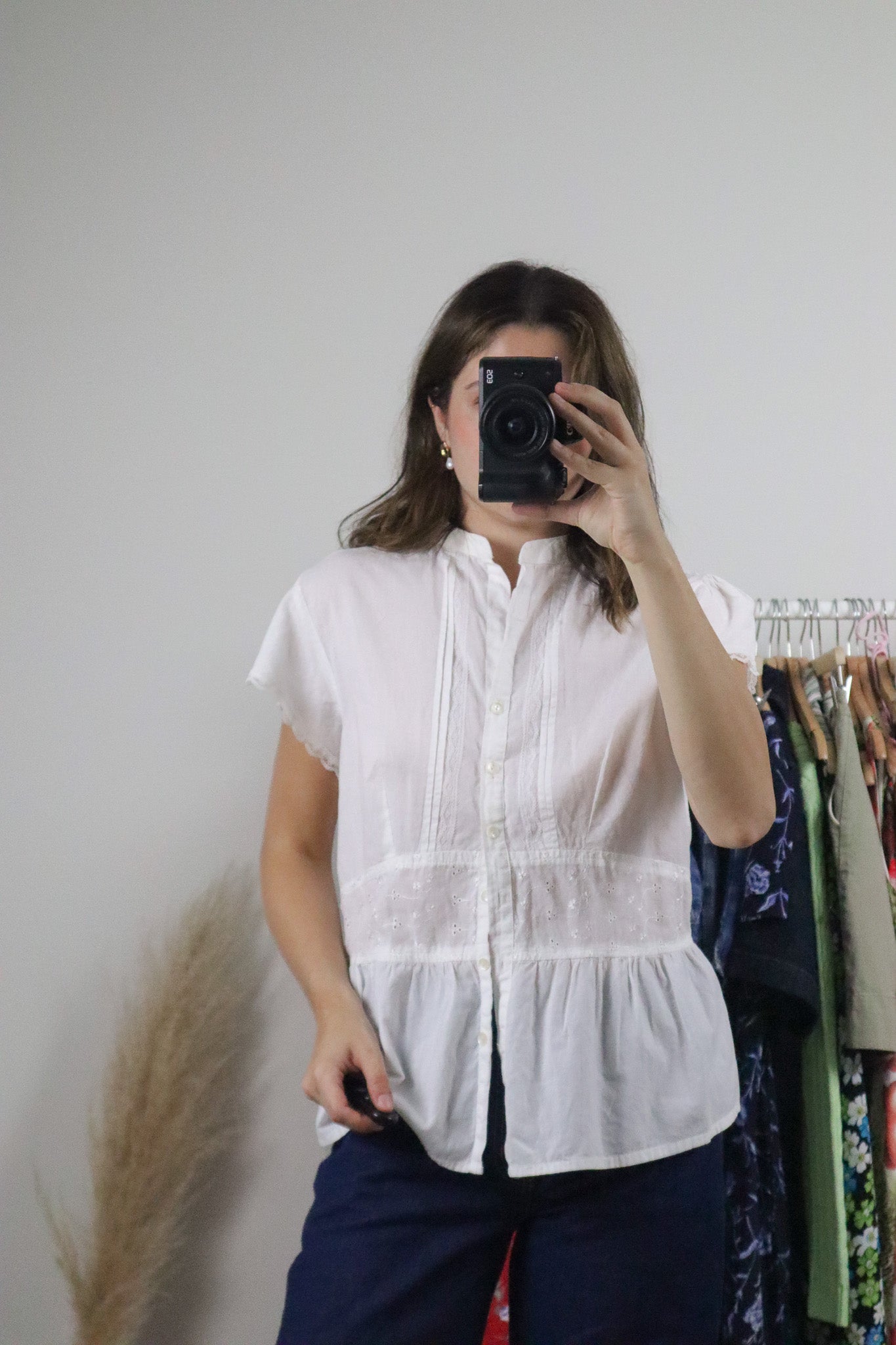 Vintage x Cotton Eyelet Lace Blouse (10)