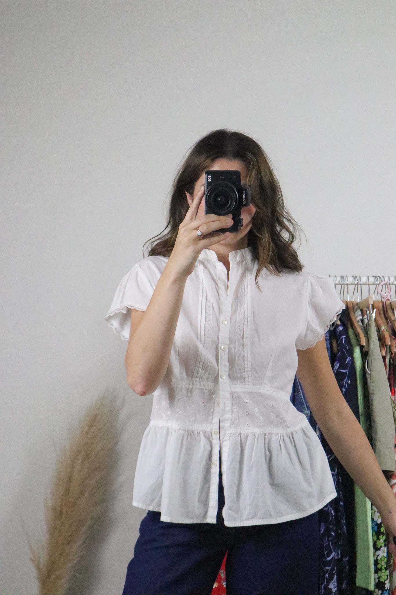 Vintage x Cotton Eyelet Lace Blouse (10)