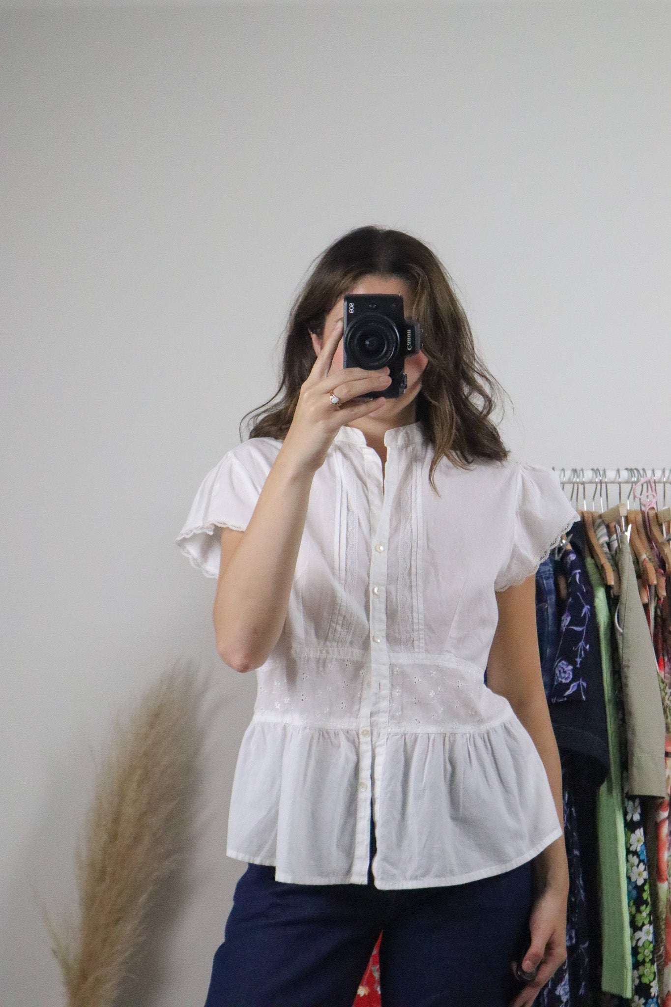 Vintage x Cotton Eyelet Lace Blouse (10)