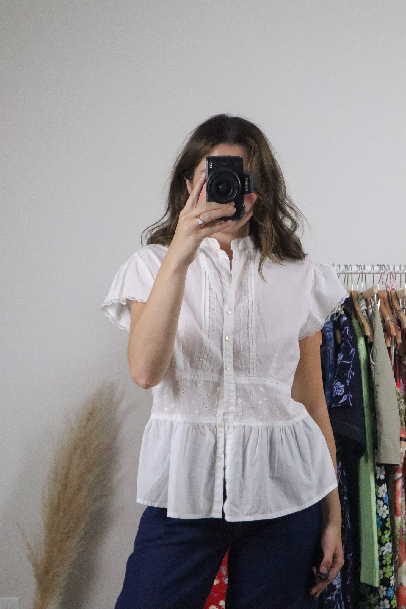 Vintage x Cotton Eyelet Lace Blouse (10)