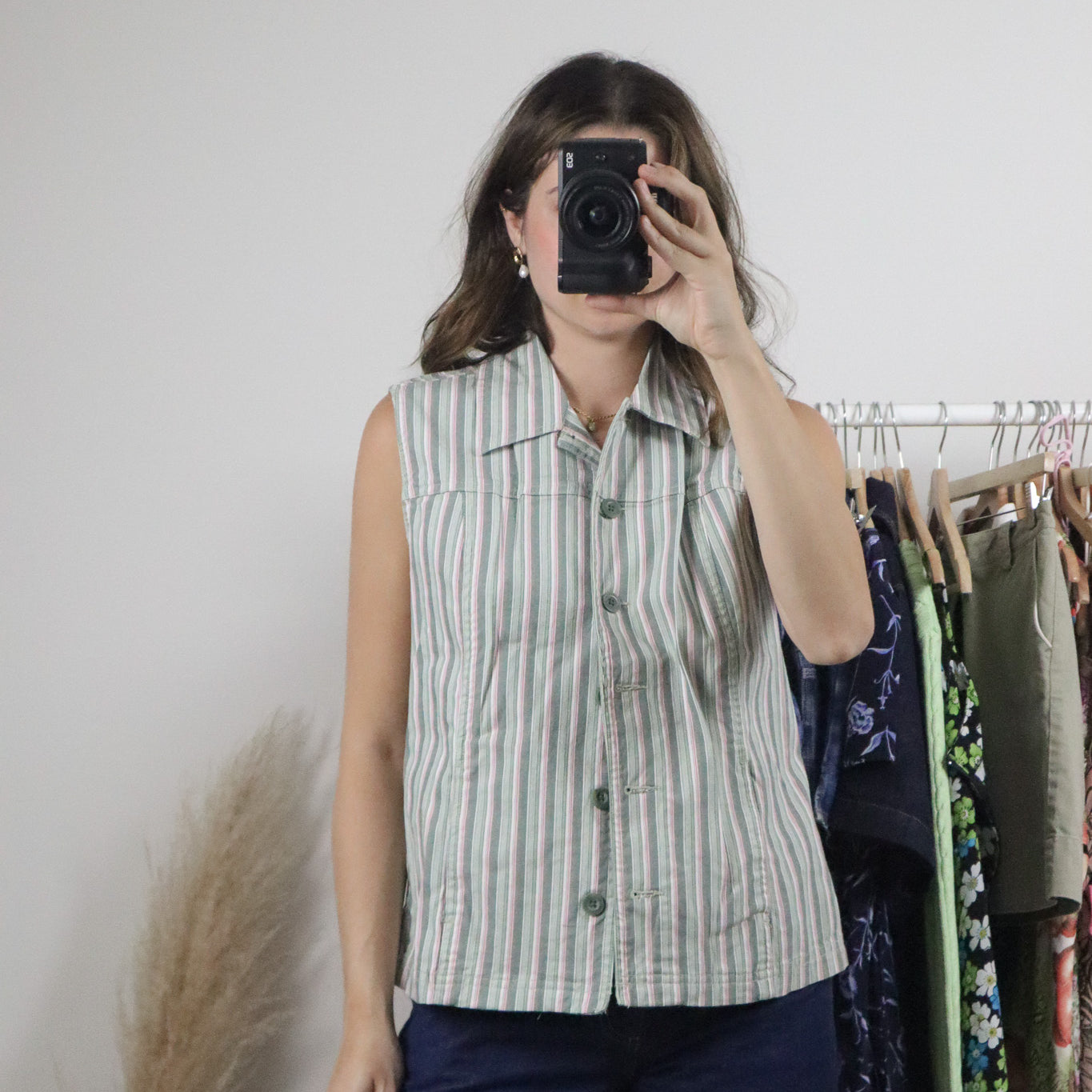 Vintage x Striped Vest (M)