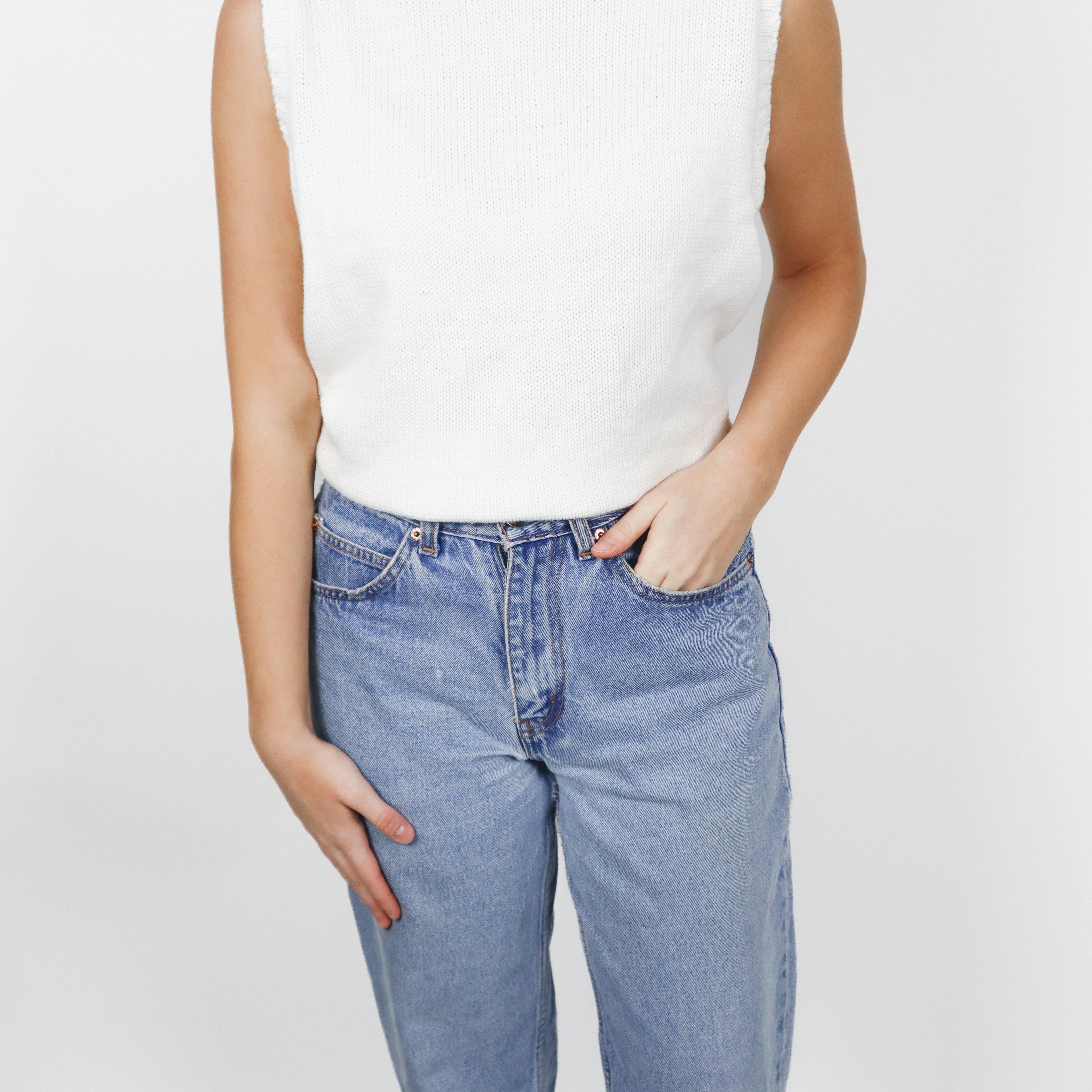 Vintage x Knit Mock Neck (M)