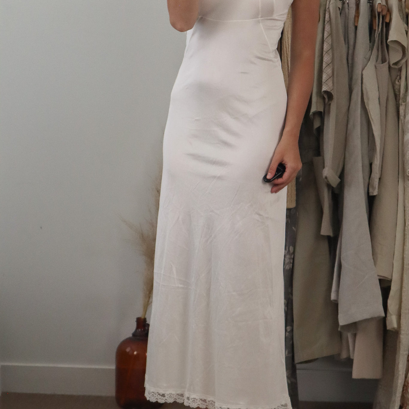 Made in Canada x Vintage x Slip Dress (S)