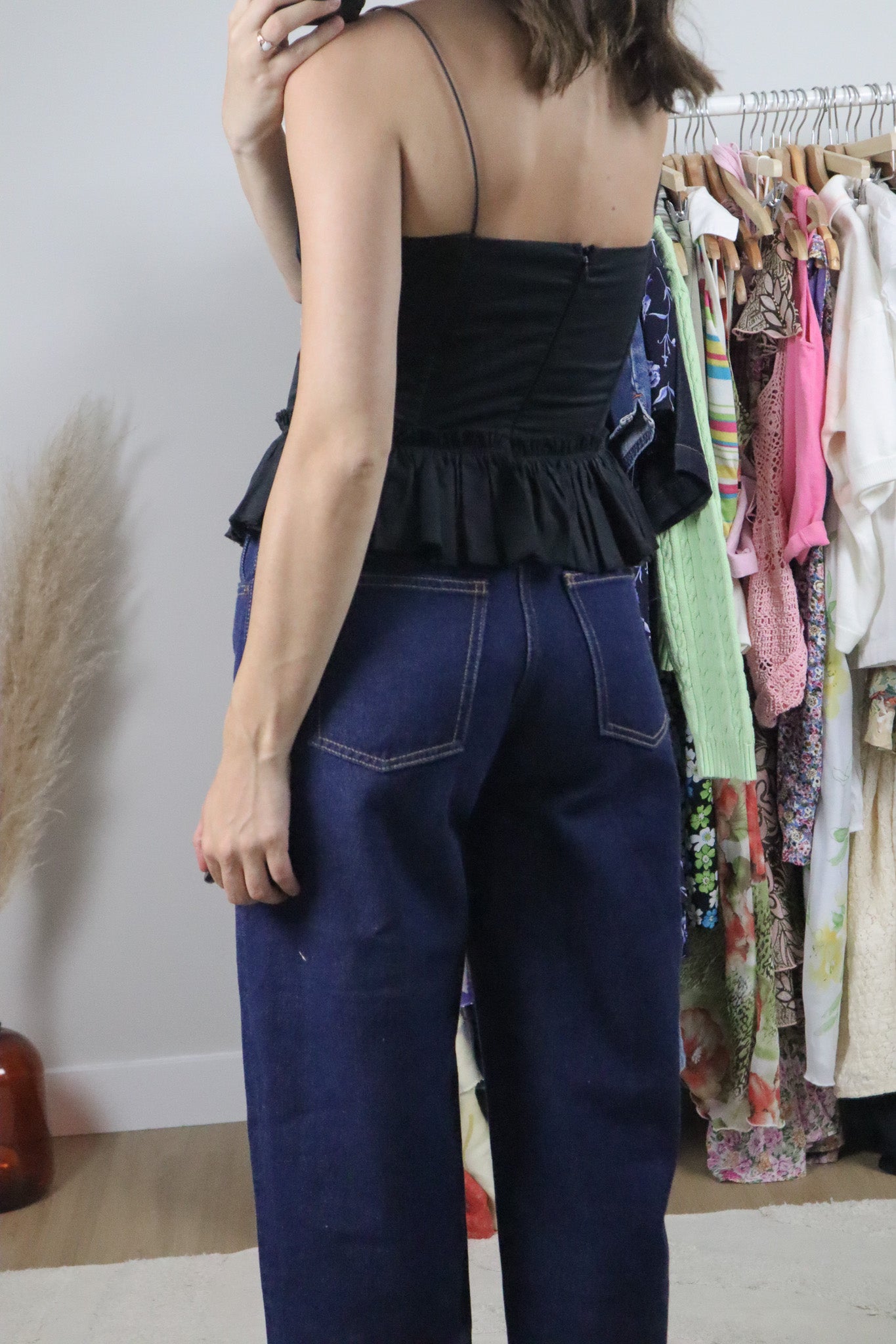 Modern x Linen Blend Corset Top (S)