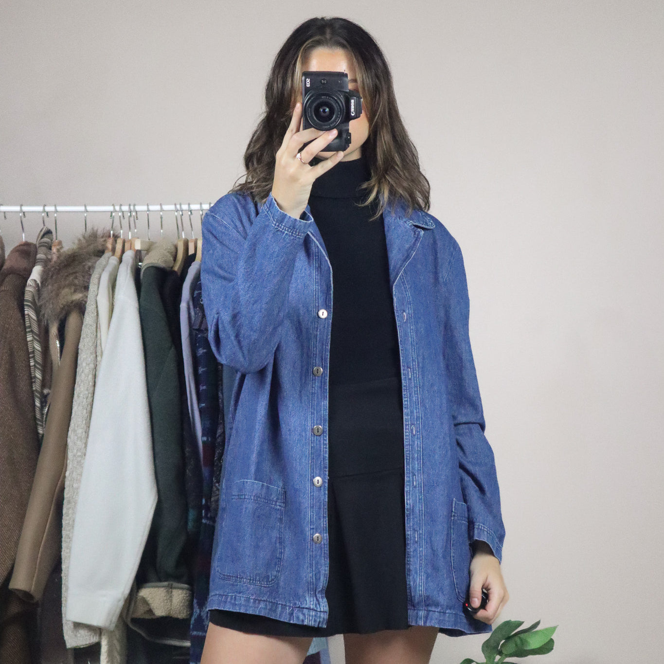 Vintage x Denim Overshirt (M)