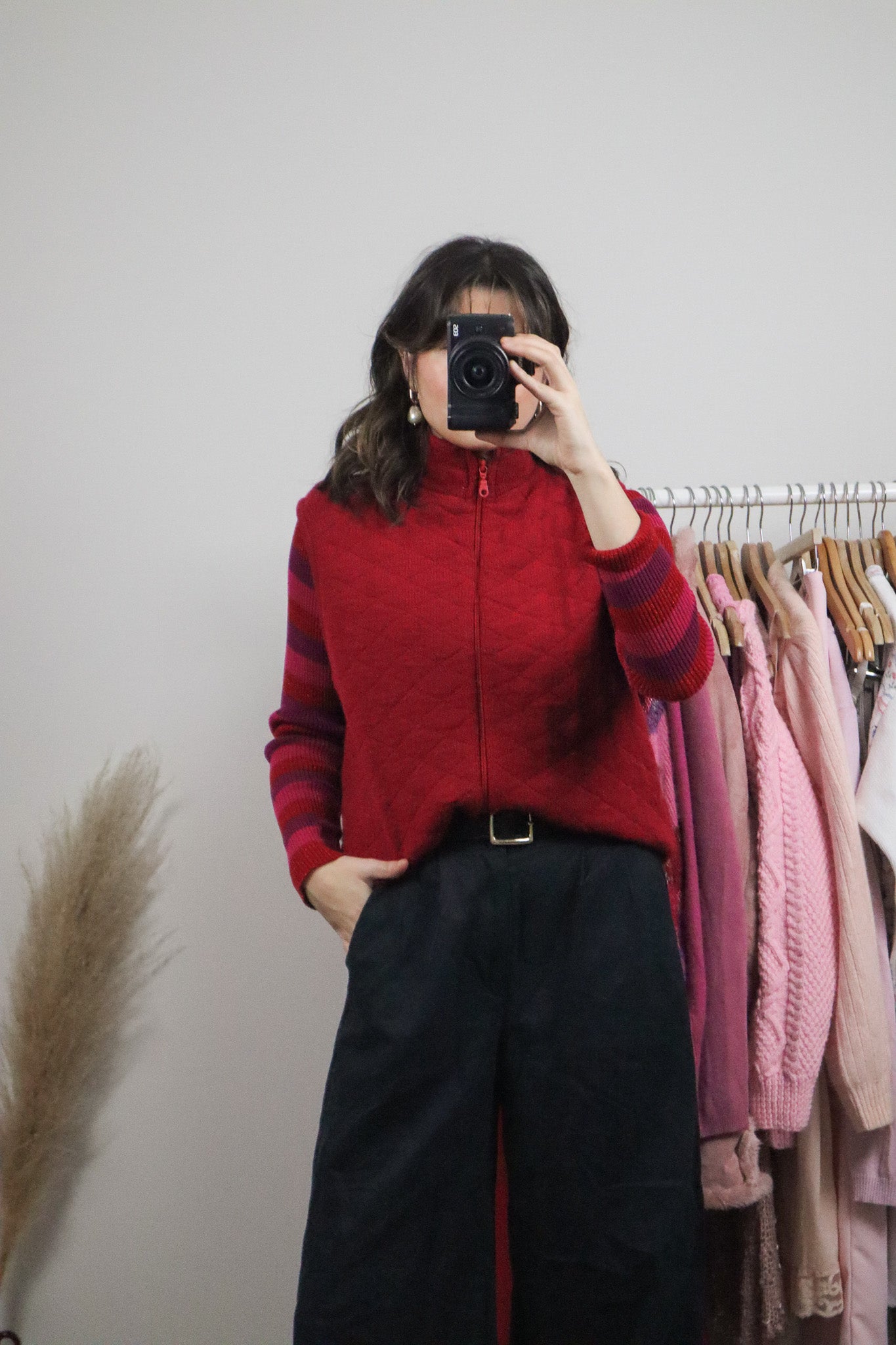 Made in Canada x Knit Zip-Up Vest (L)