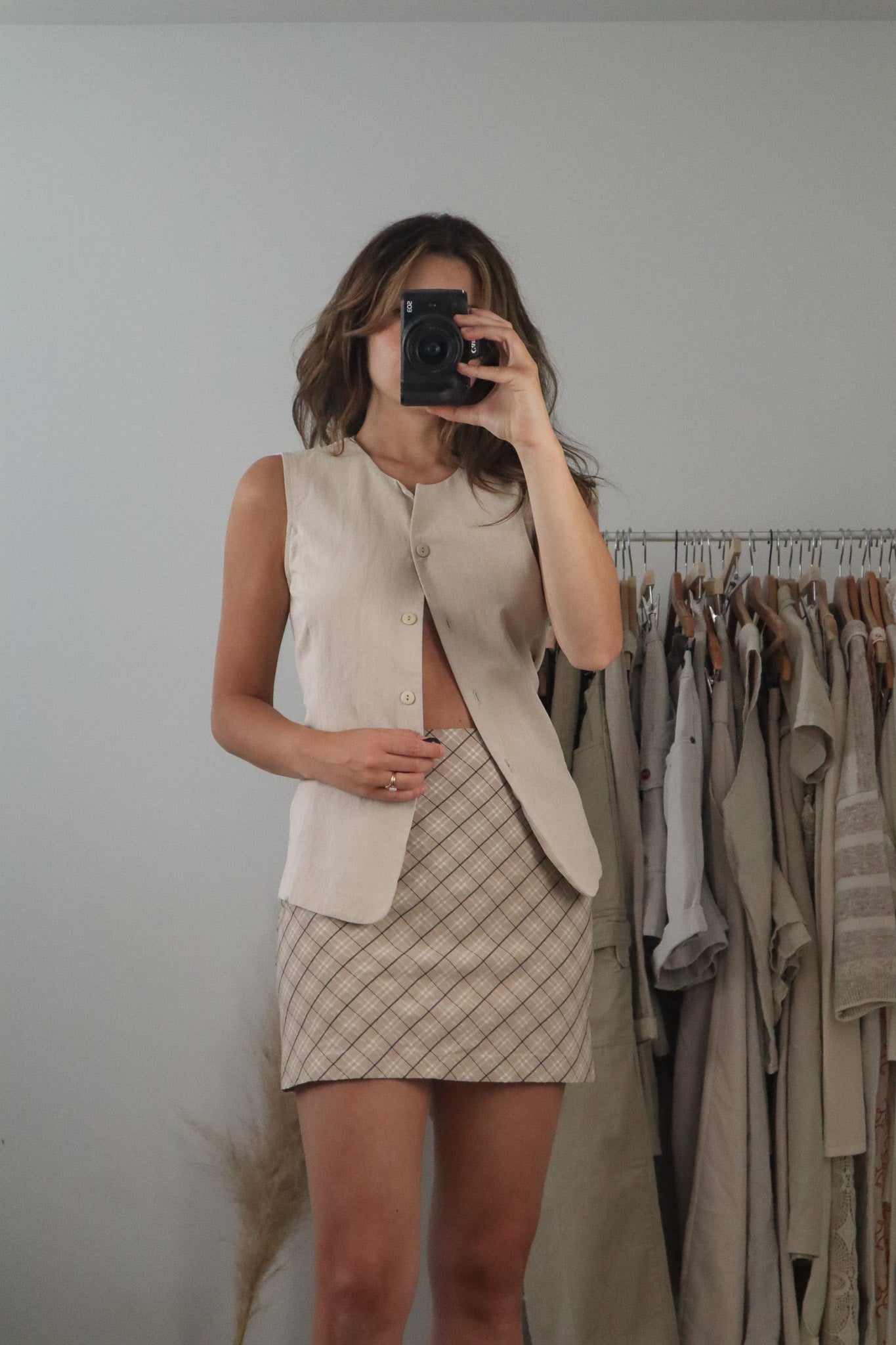 Made in Canada x Vintage x Linen Blend Tank (6/8)