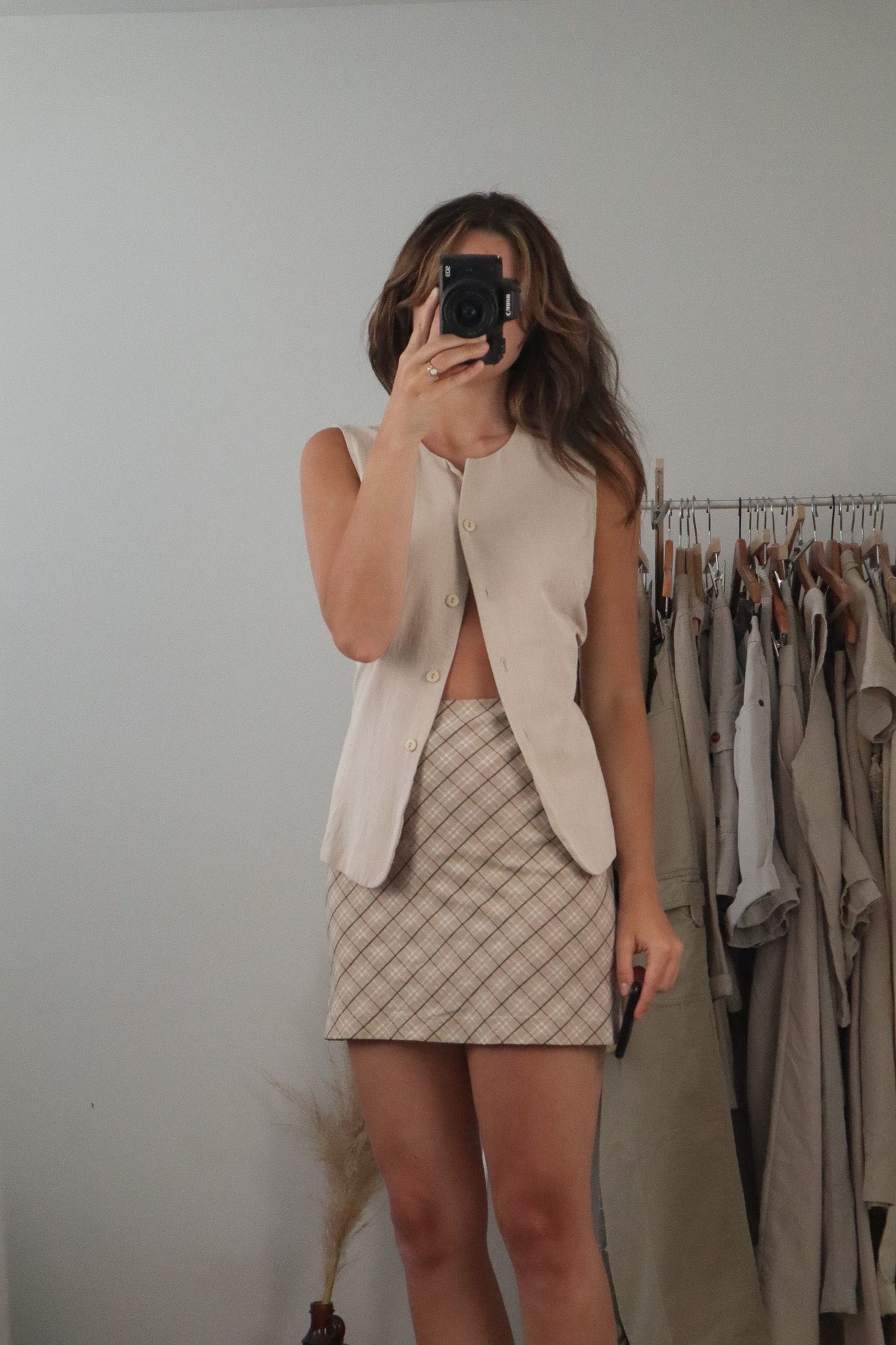 Made in Canada x Vintage x Linen Blend Tank (6/8)