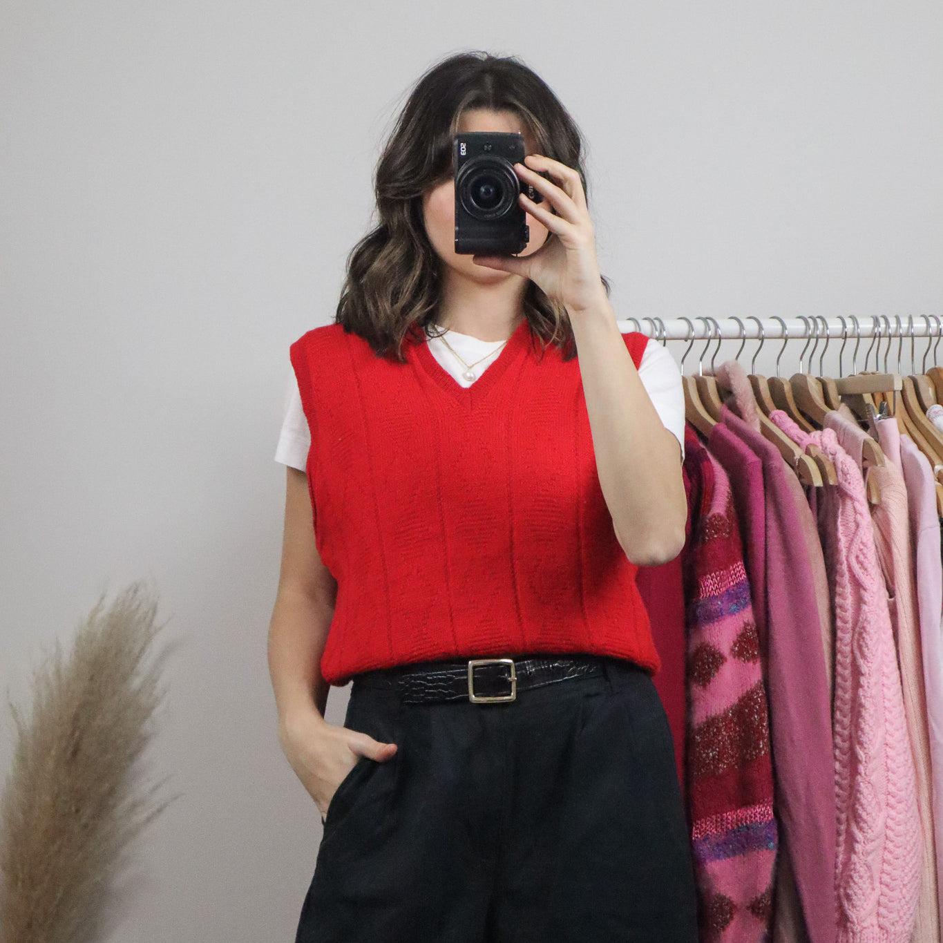 Vintage x Wool Sweater Vest (S)