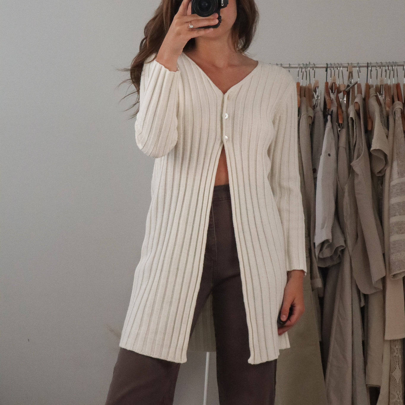 Vintage x Long Cardigan (S)