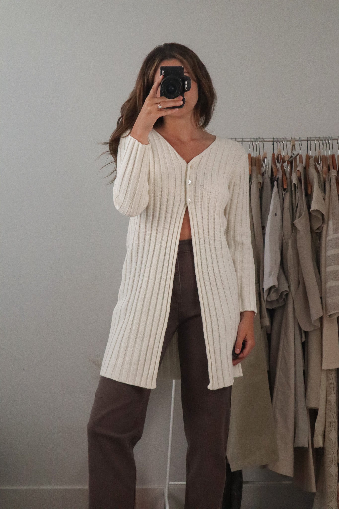 Vintage x Long Cardigan (S)