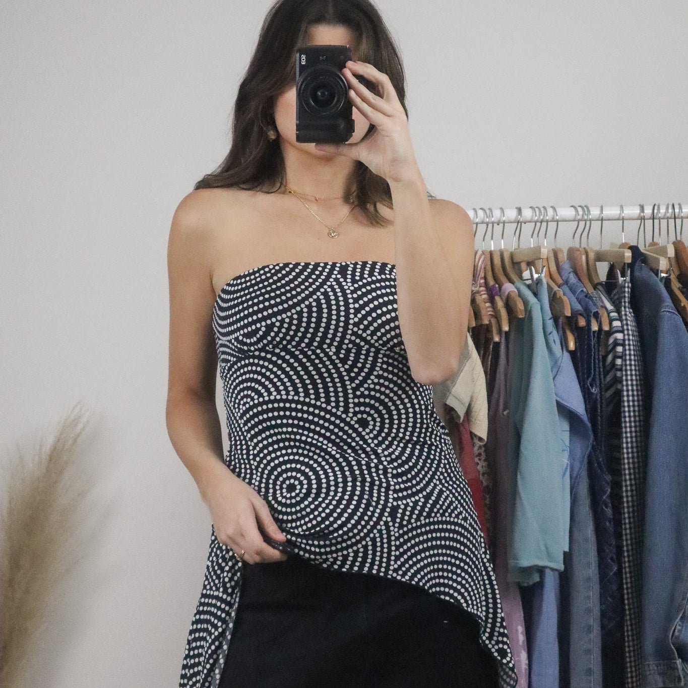 Vintage x Handkerchief Tube Top (M)