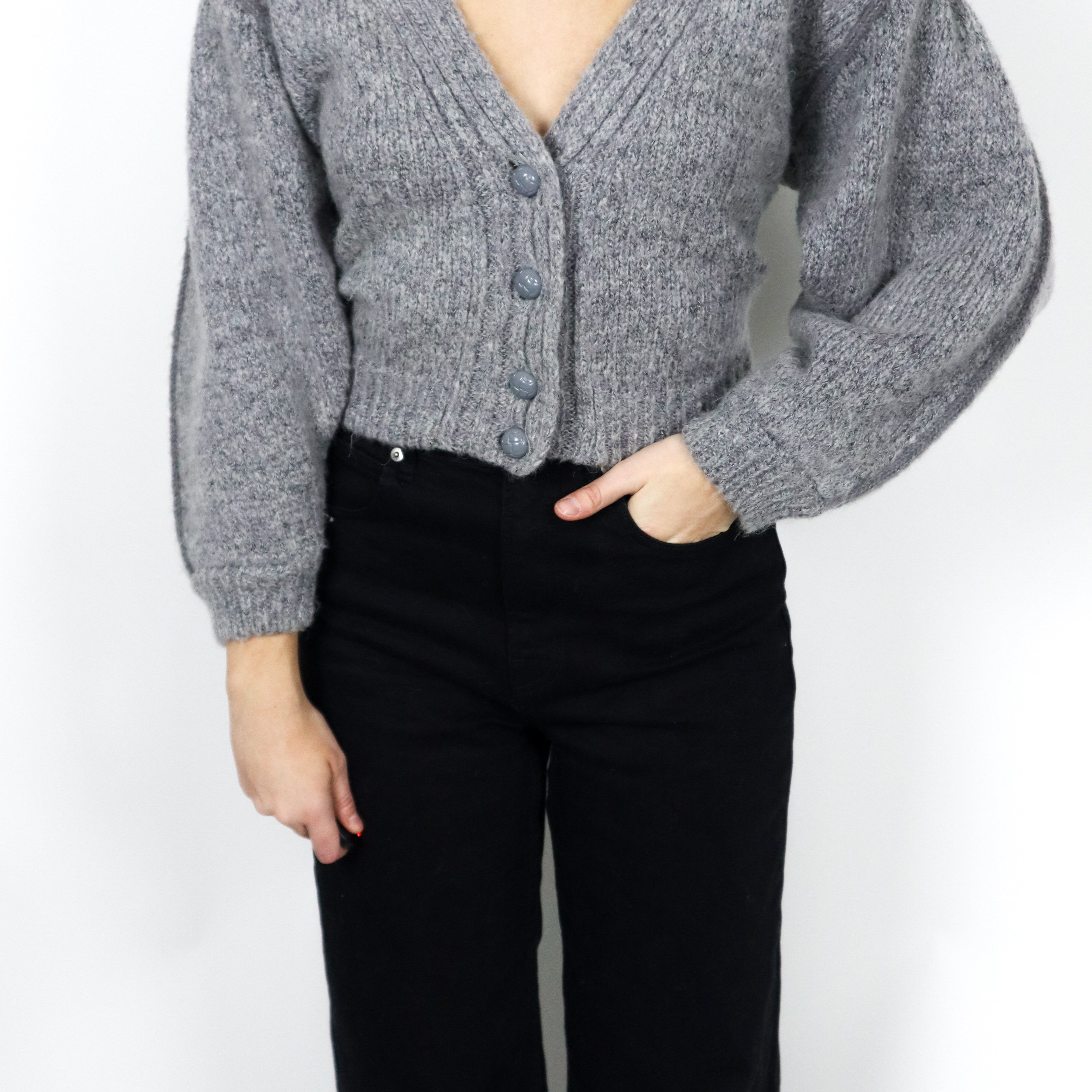 Vintage x Wool Blend Cardigan (S)