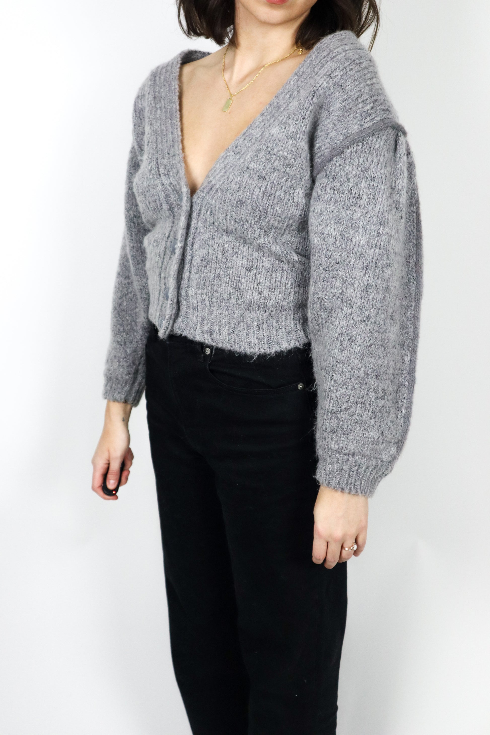 Vintage x Wool Blend Cardigan (S)