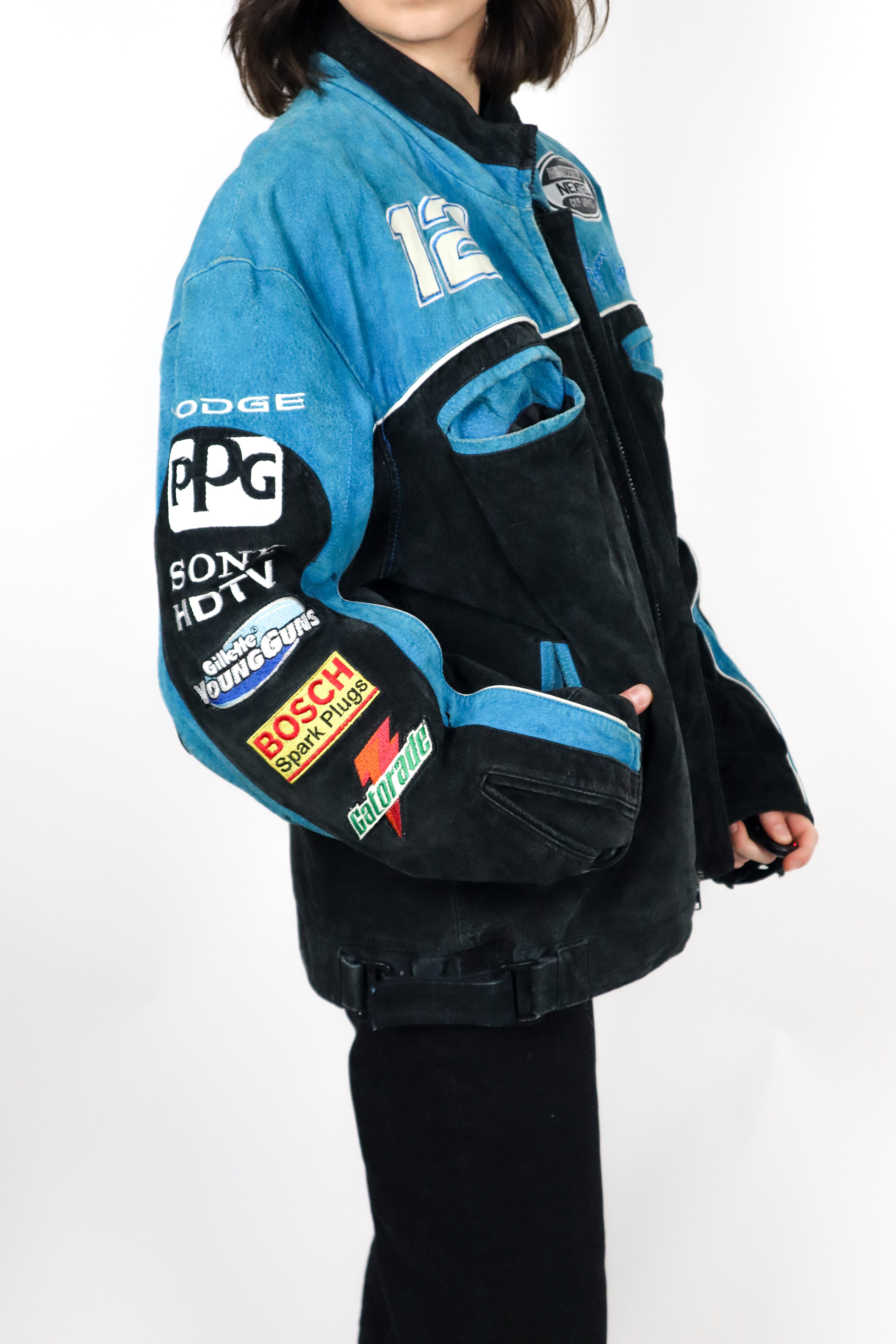 Vintage x Nascar Leather Racer Jacket (S-L)