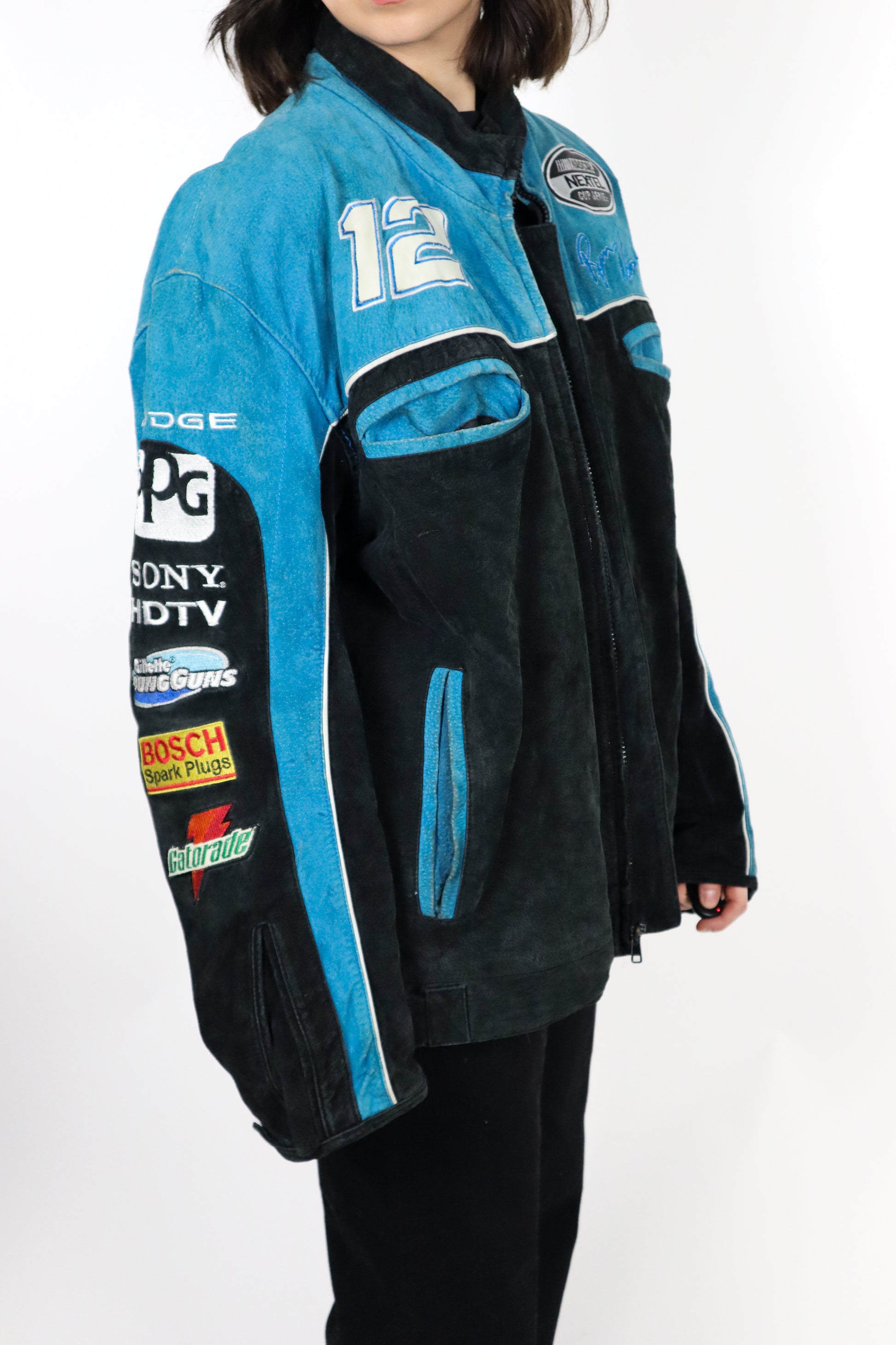 Vintage x Nascar Leather Racer Jacket (S-L)