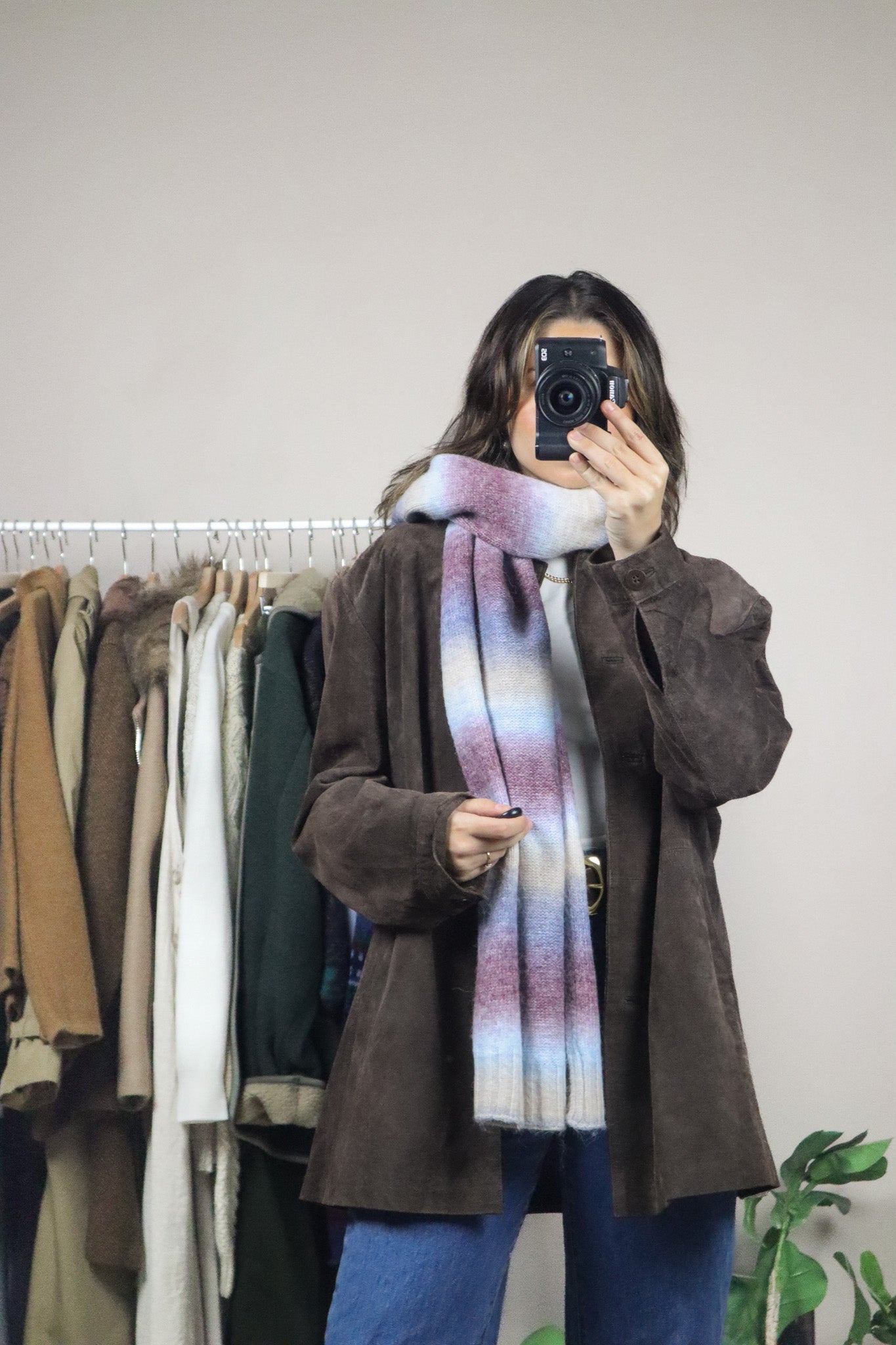 Modern x Multicoloured Wool-Blend Scarf