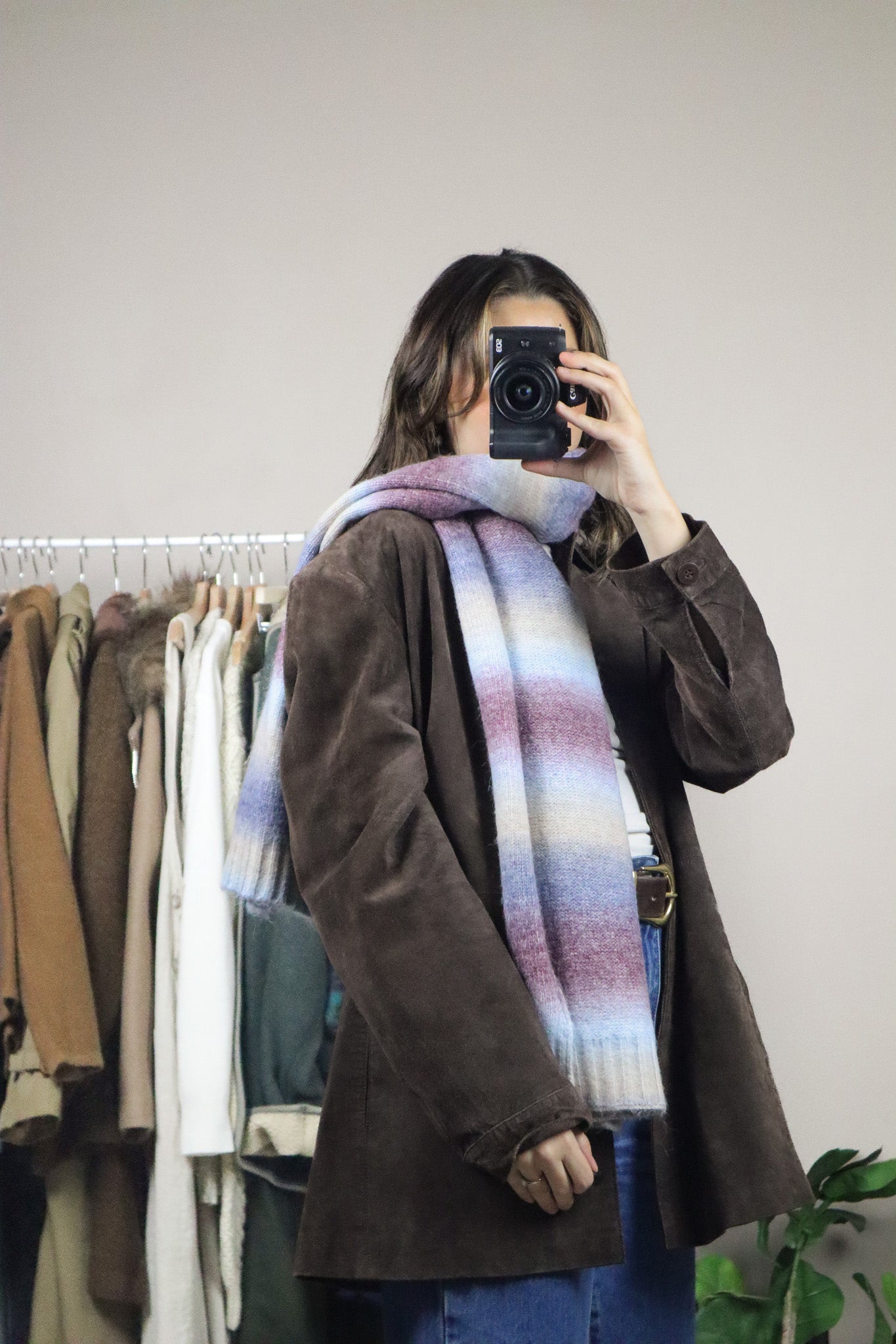 Modern x Multicoloured Wool-Blend Scarf