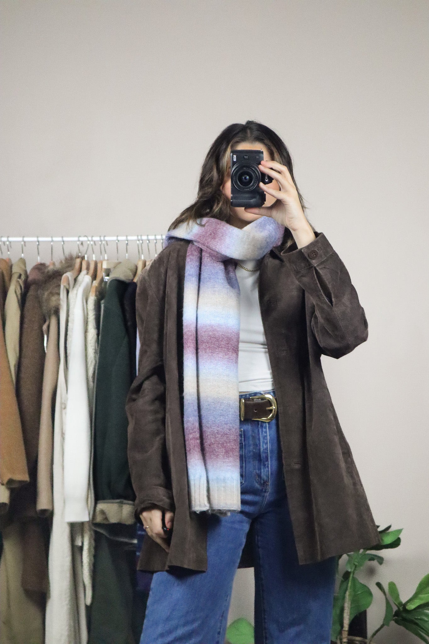 Modern x Multicoloured Wool-Blend Scarf