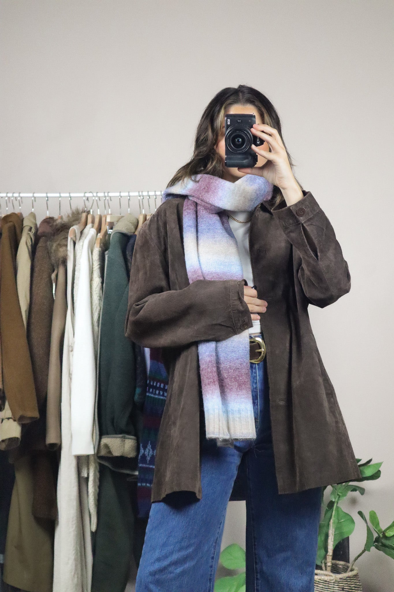 Modern x Multicoloured Wool-Blend Scarf