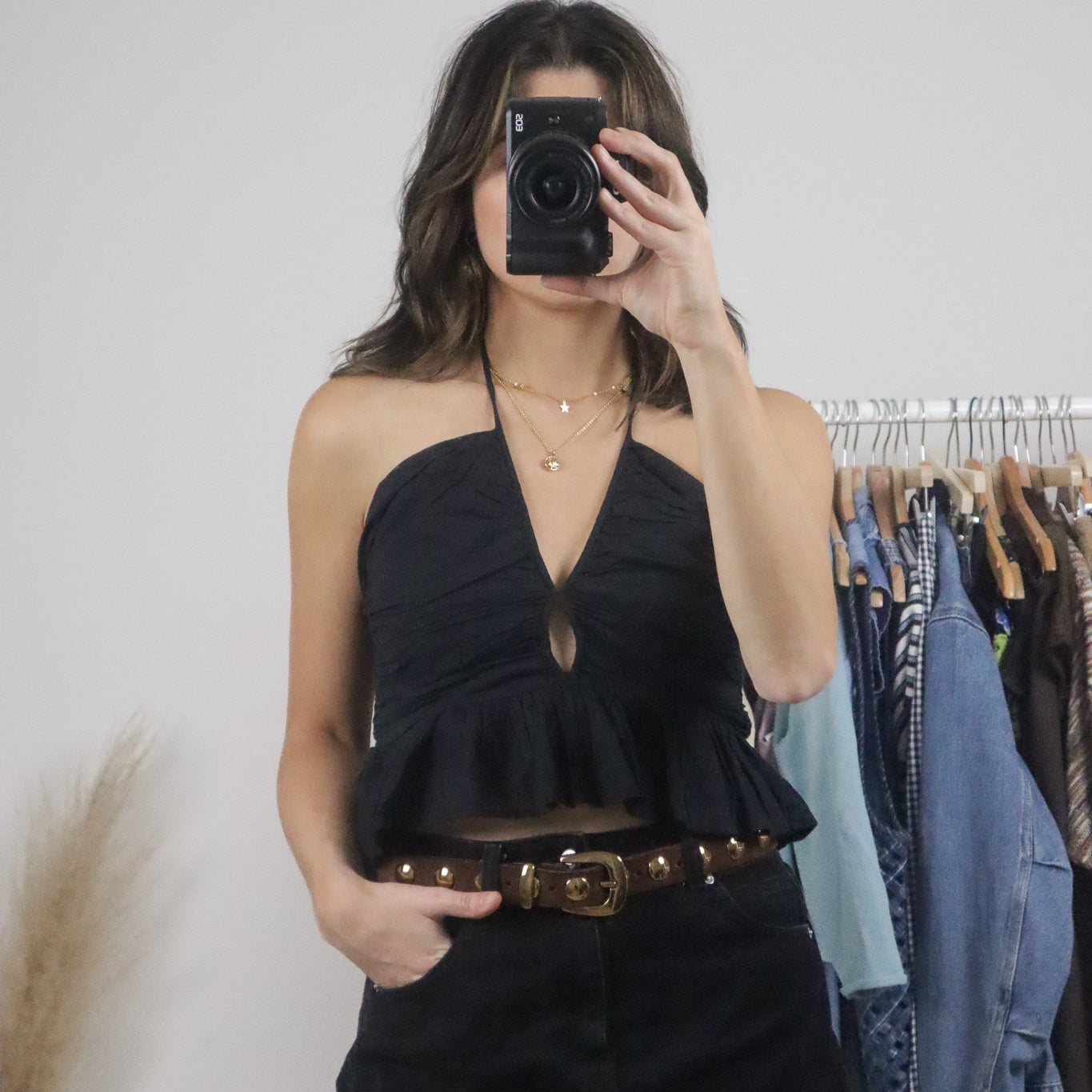 Modern x Free People x Cotton Halter Top (S)