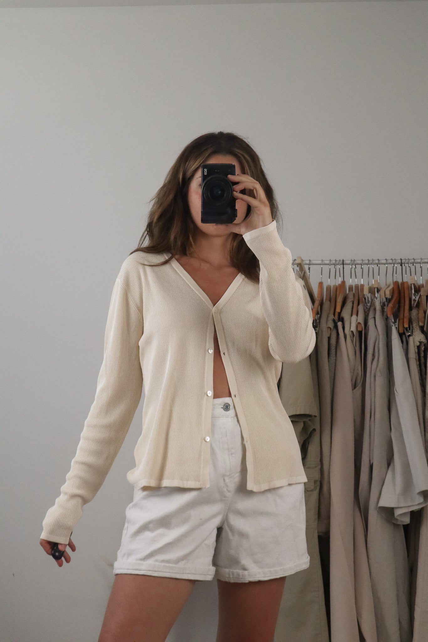 Vintage x Silk Cardigan (M)