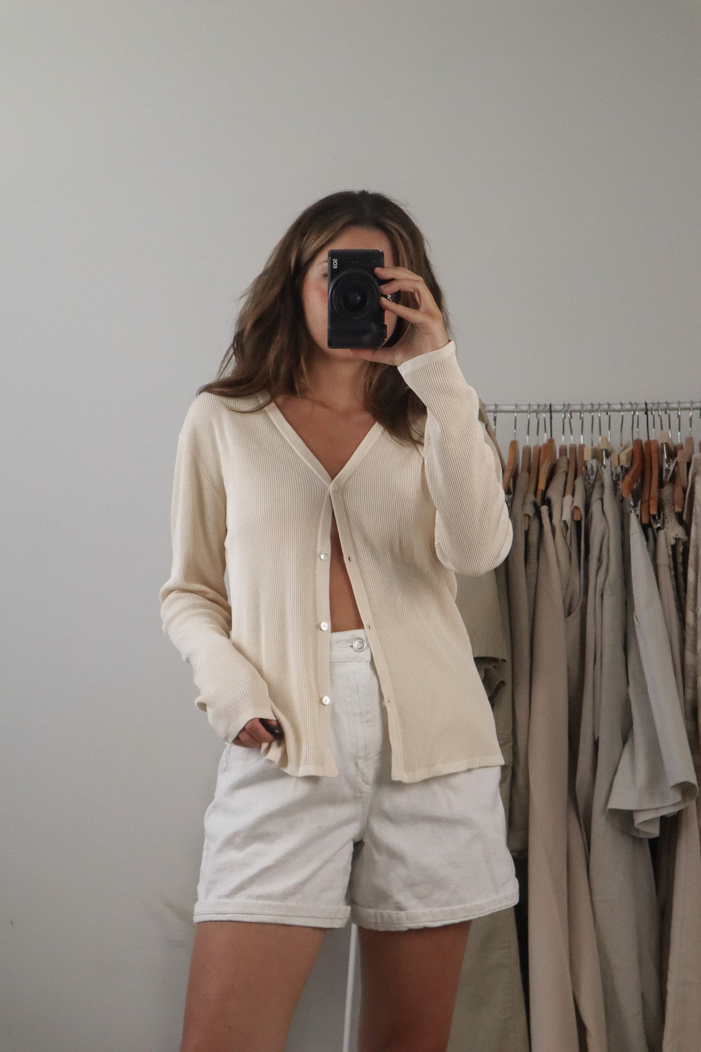 Vintage x Silk Cardigan (M)