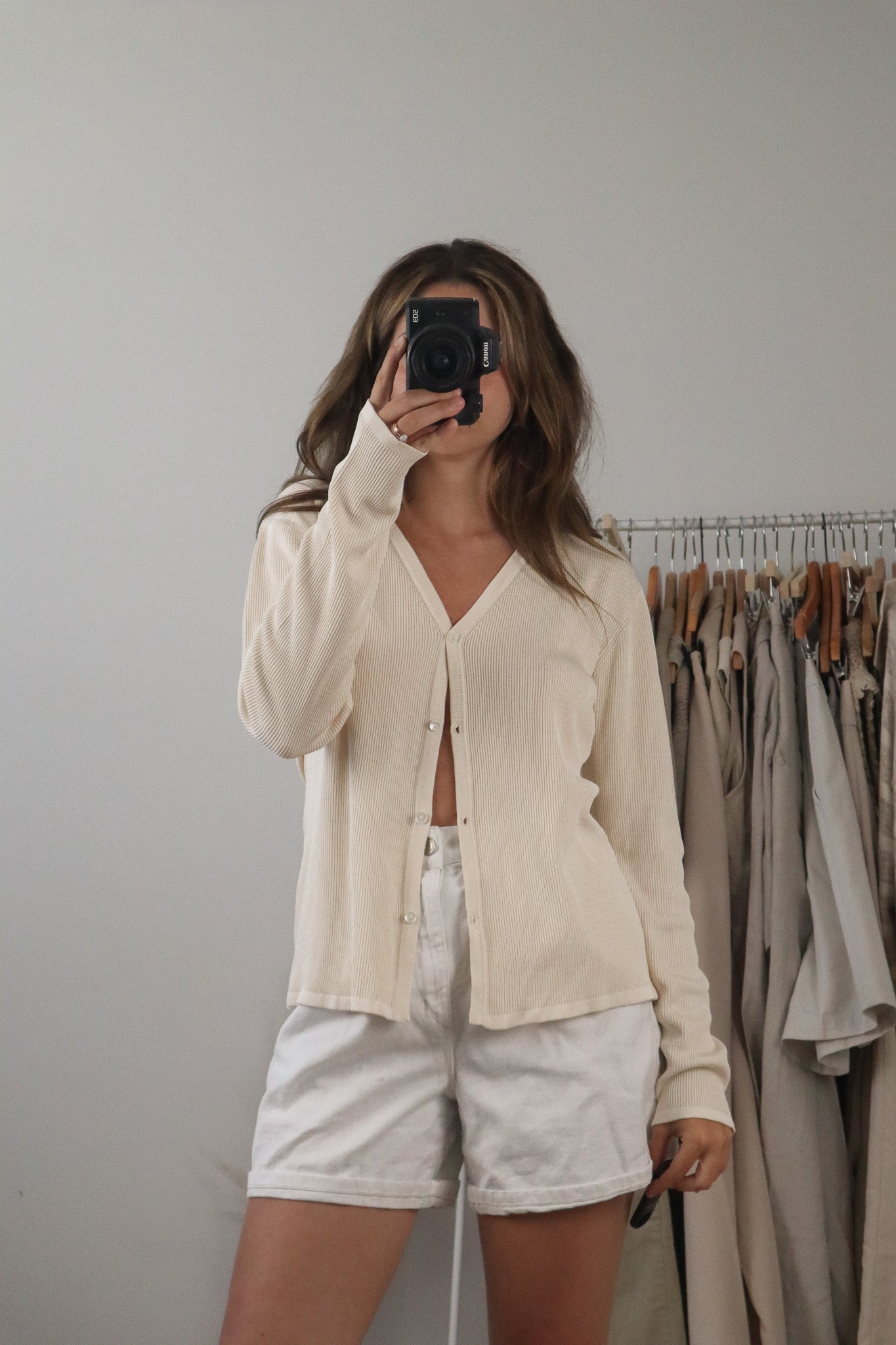 Vintage x Silk Cardigan (M)