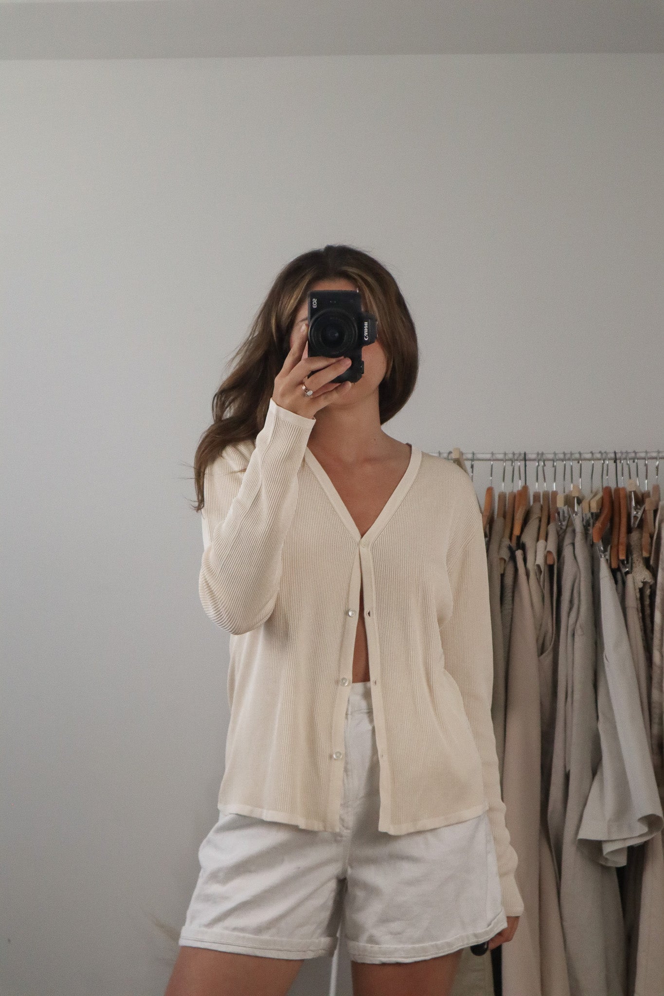 Vintage x Silk Cardigan (M)