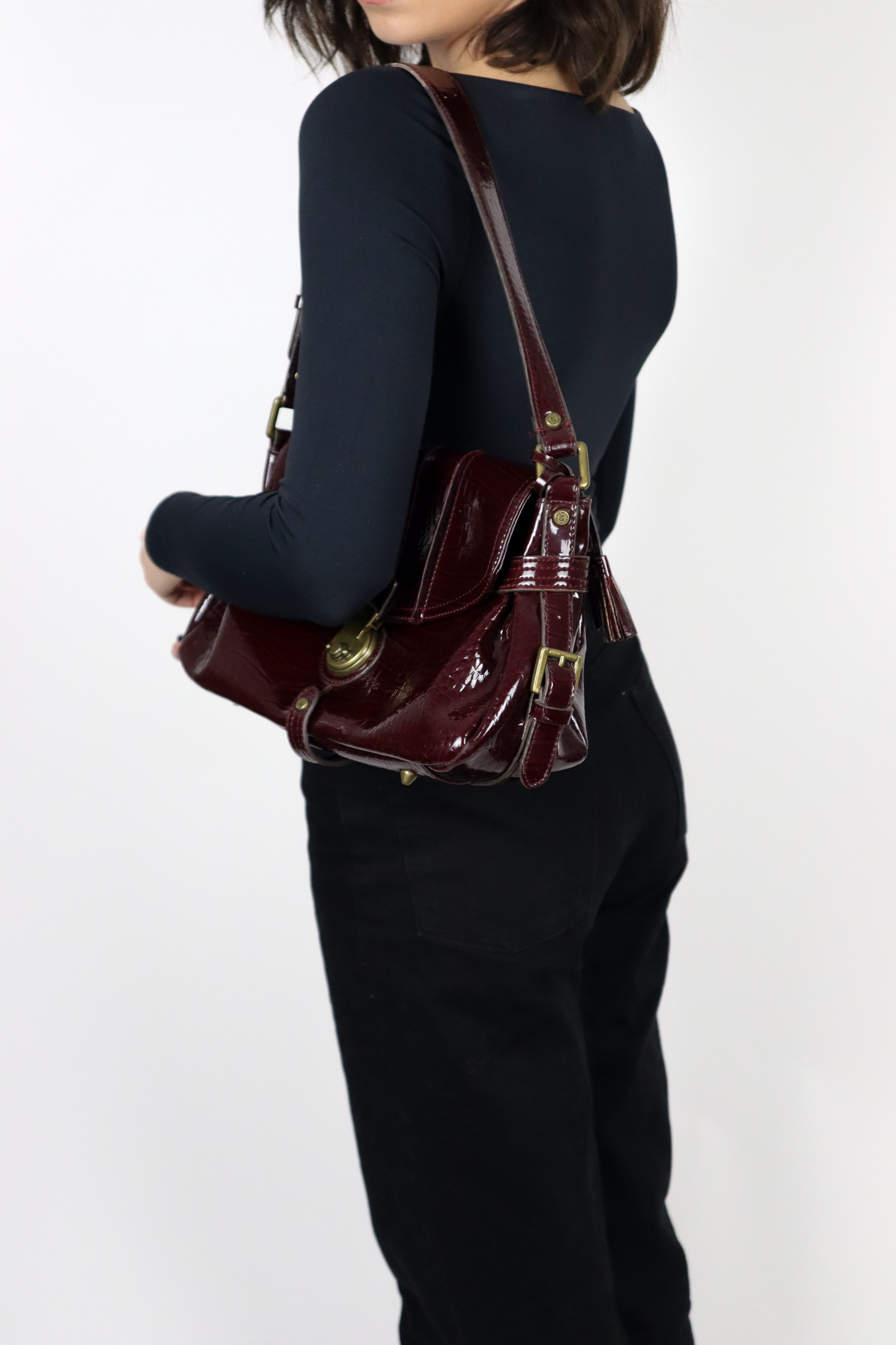 Vintage x Faux Leather Purse
