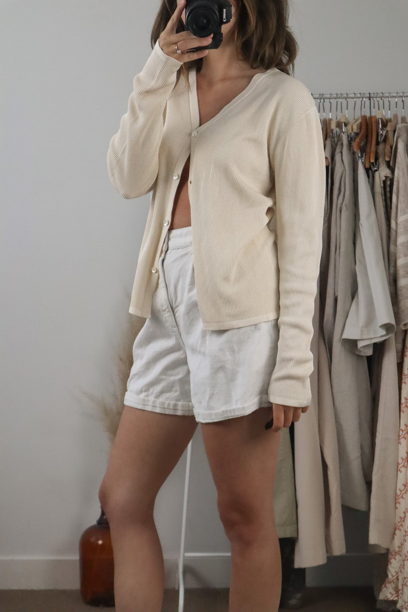 Vintage x Silk Cardigan (M)