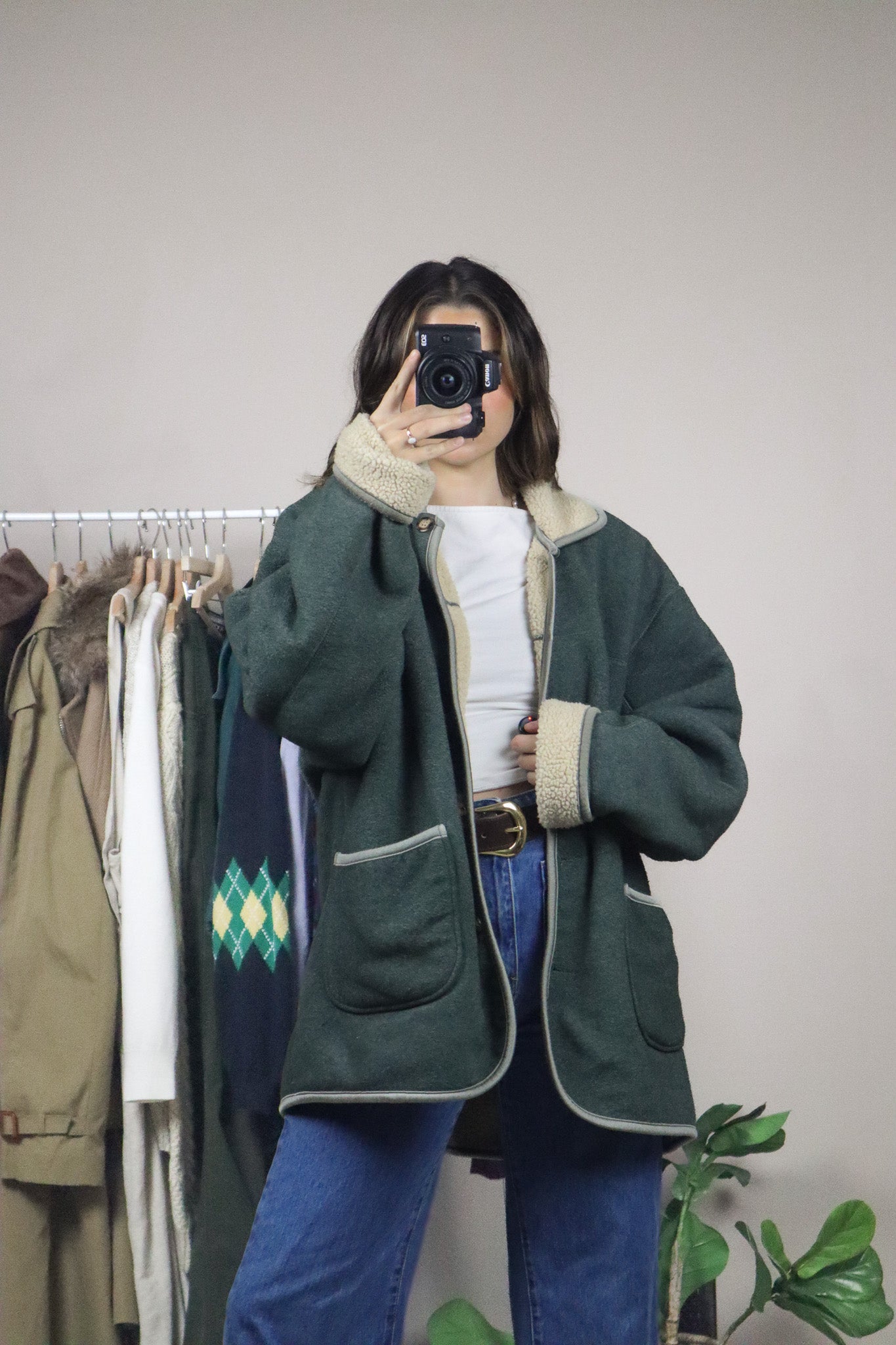 Vintage x Fleece & Sherpa Chore Coat (L/XL)