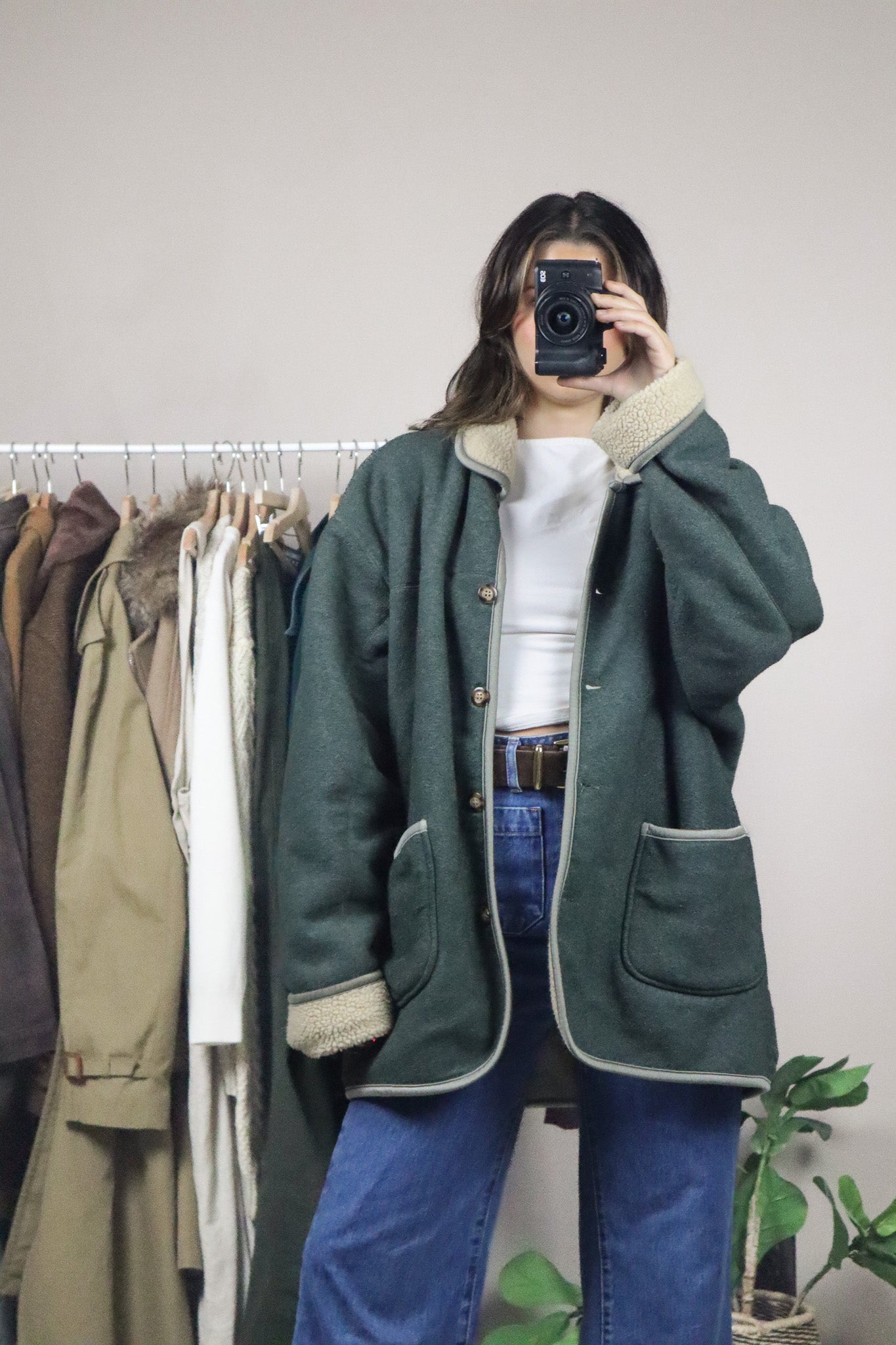 Vintage x Fleece & Sherpa Chore Coat (L/XL)