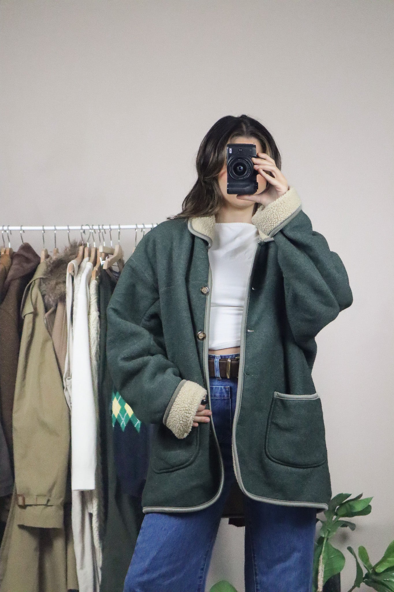 Vintage x Fleece & Sherpa Chore Coat (L/XL)
