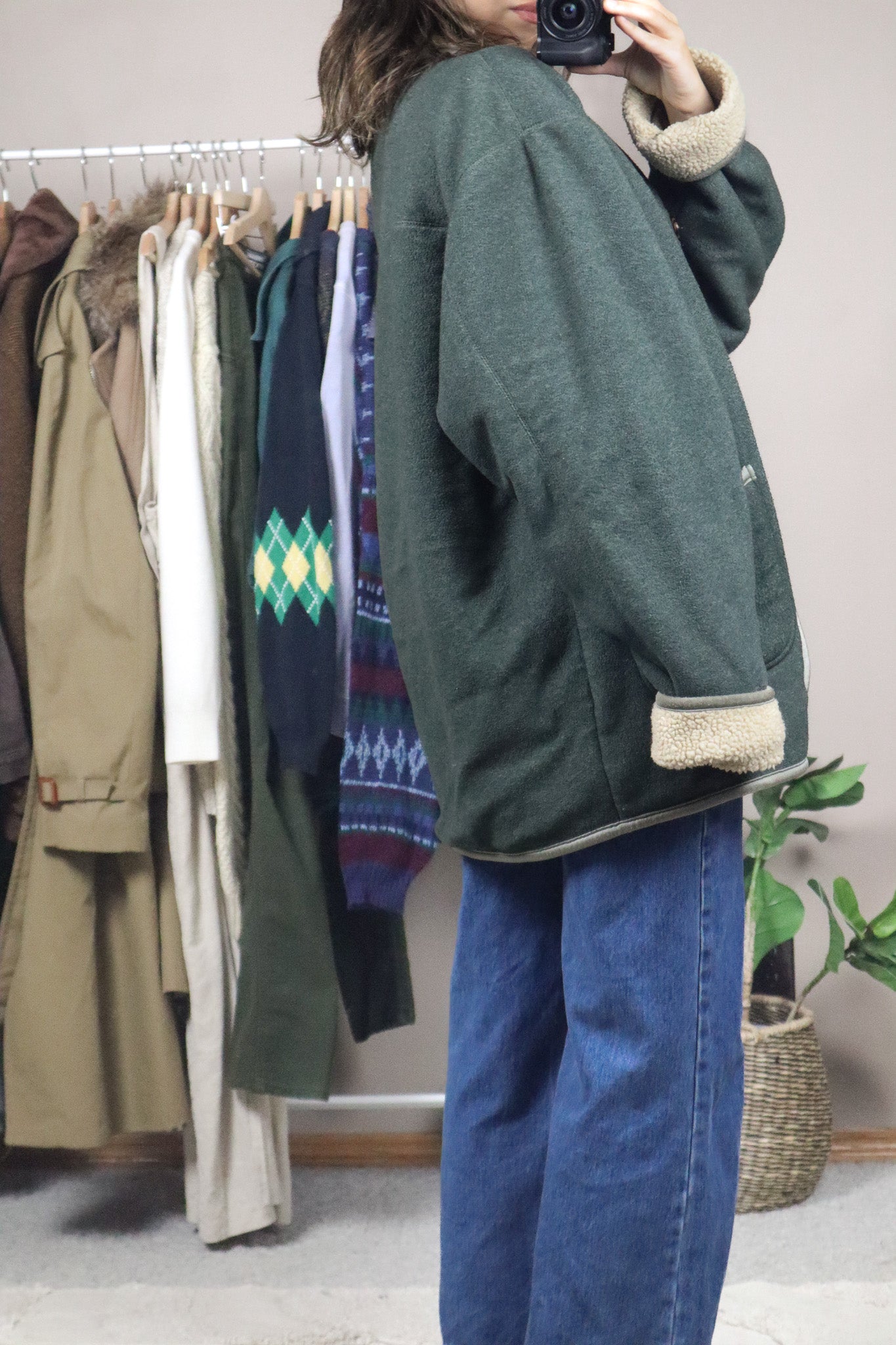 Vintage x Fleece & Sherpa Chore Coat (L/XL)