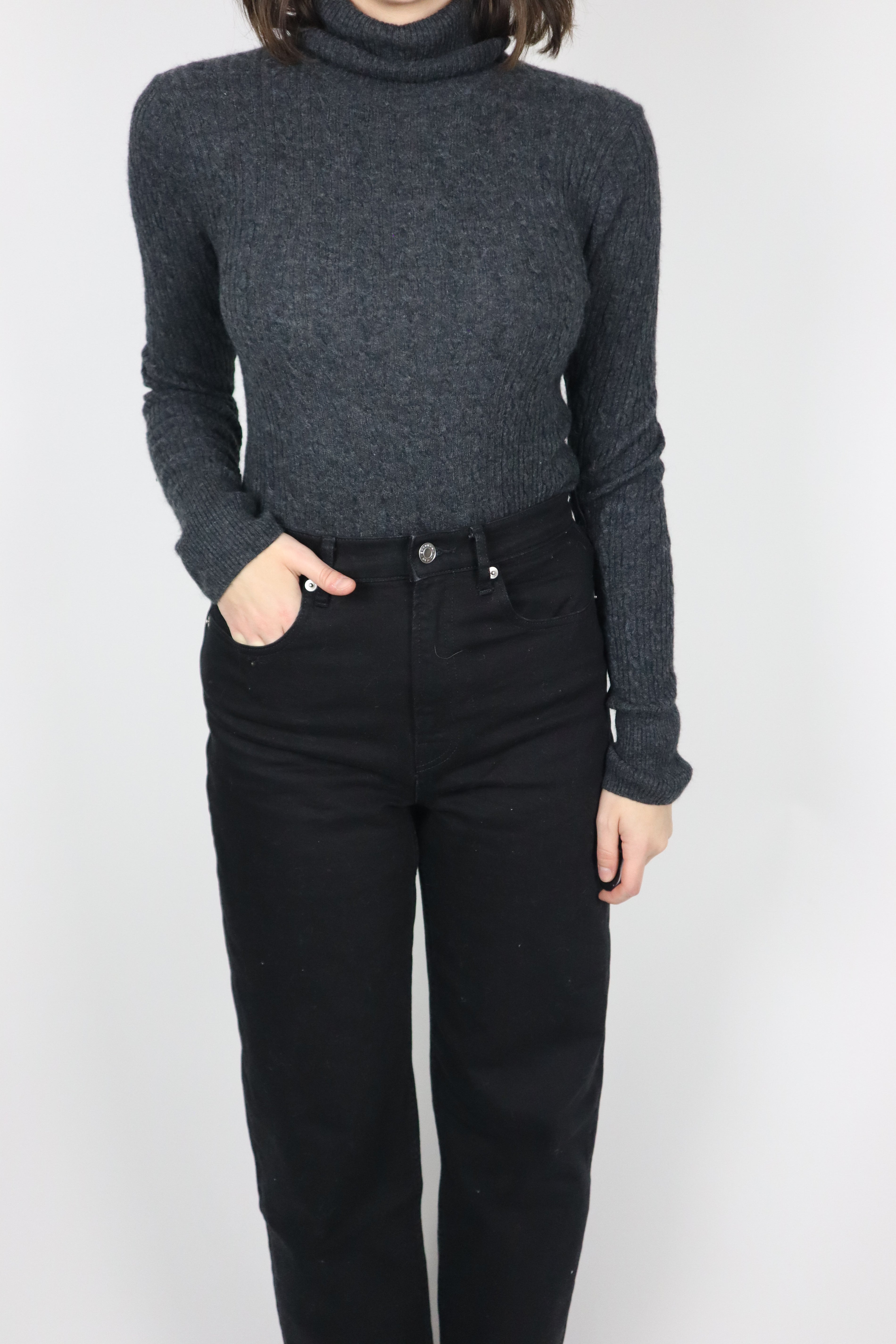 Vintage x Cashwool Blend Turtleneck (S/M)