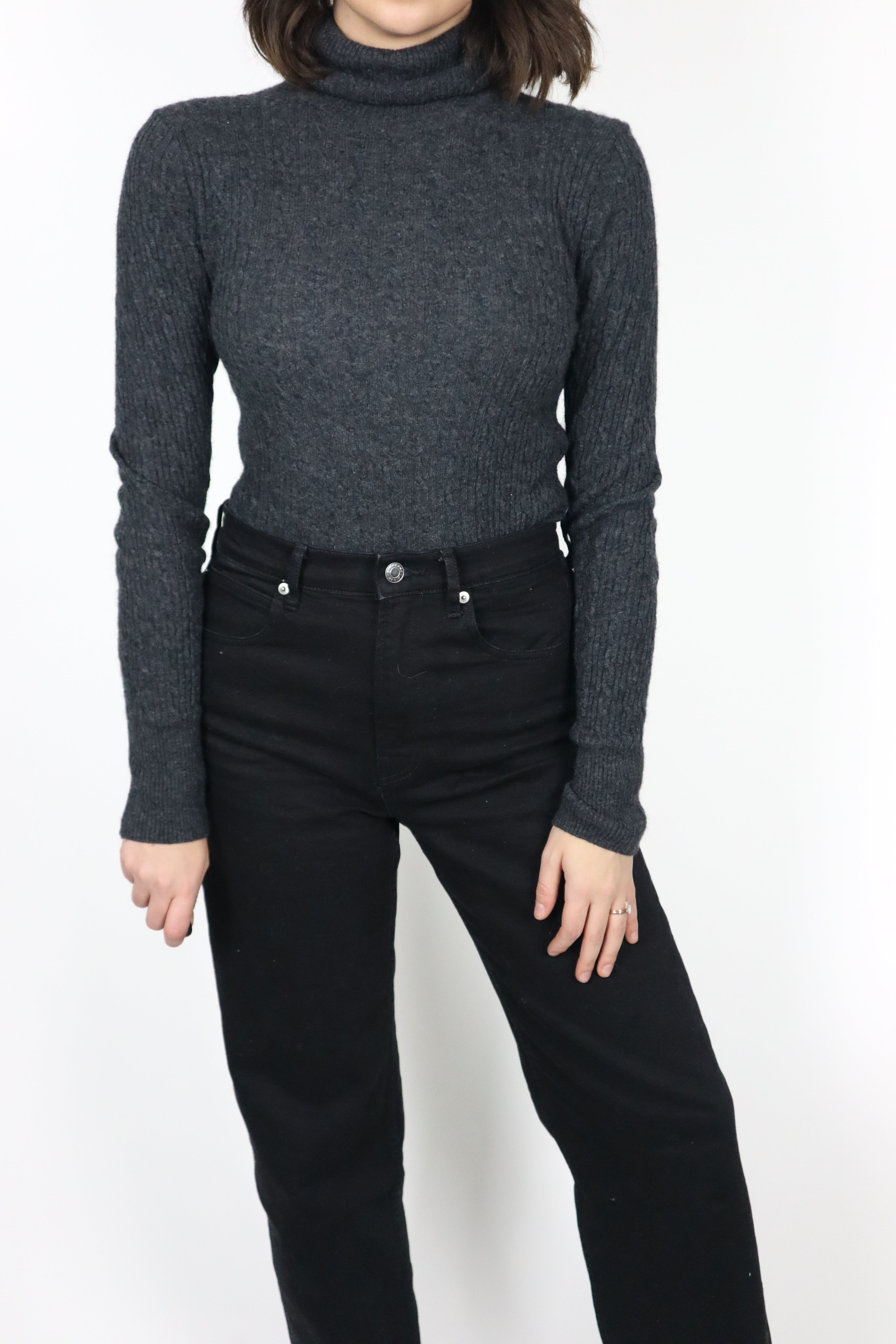 Vintage x Cashwool Blend Turtleneck (S/M)