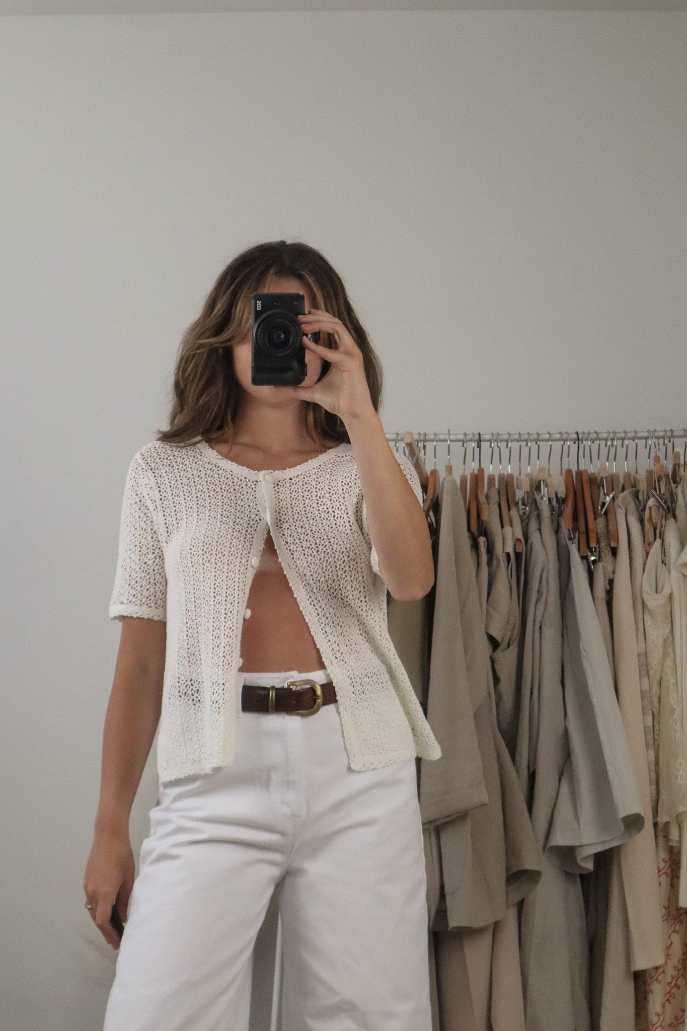 Vintage x Crochet Top (S)
